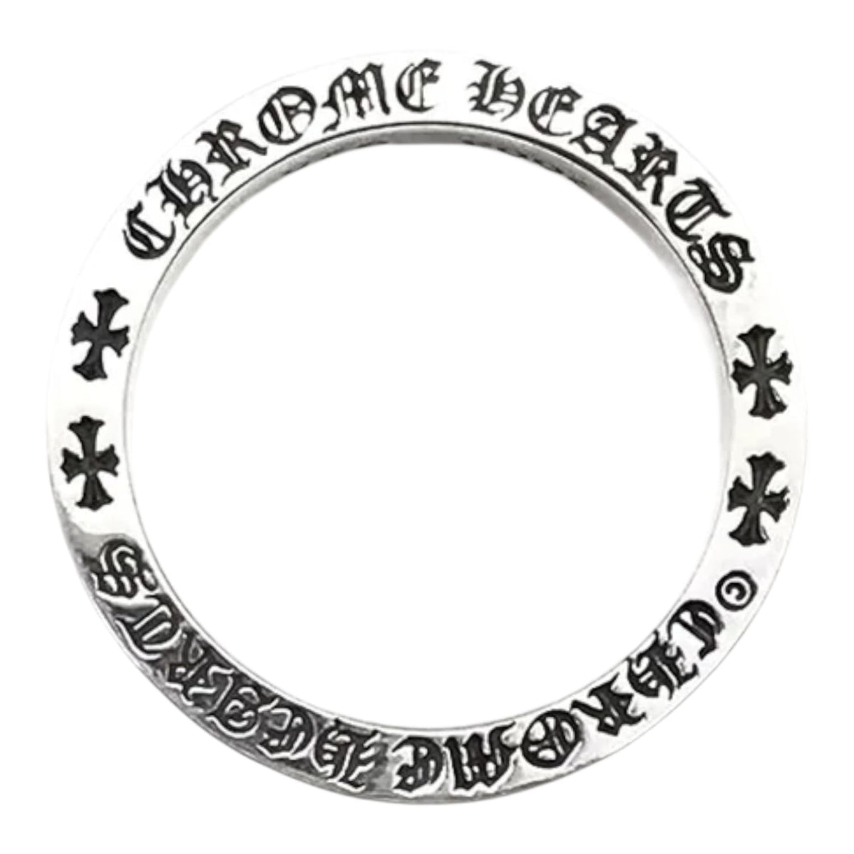 Chrome Hearts Silver Forever Ring - US Size 9.5