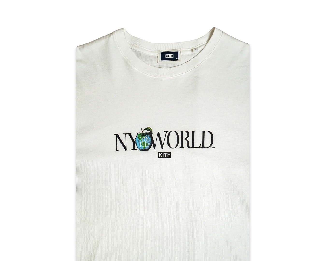 Kith NY to the World Long Sleeve T-Shirt White
