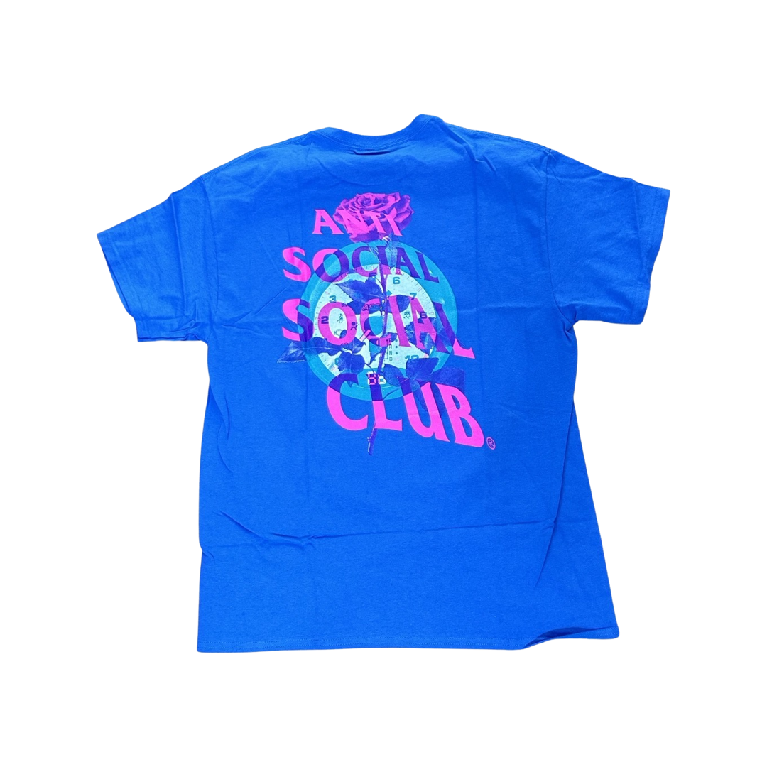 Anti Social Social Club Out of Time T-shirt Blue