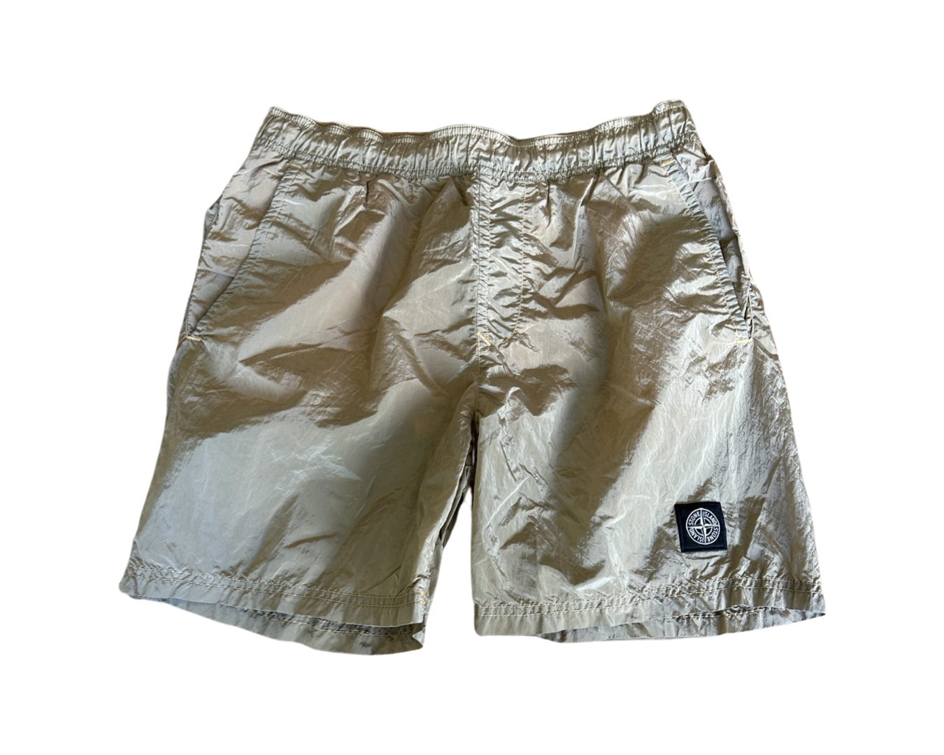 Stone Island Nylon Swim Shorts Tan
