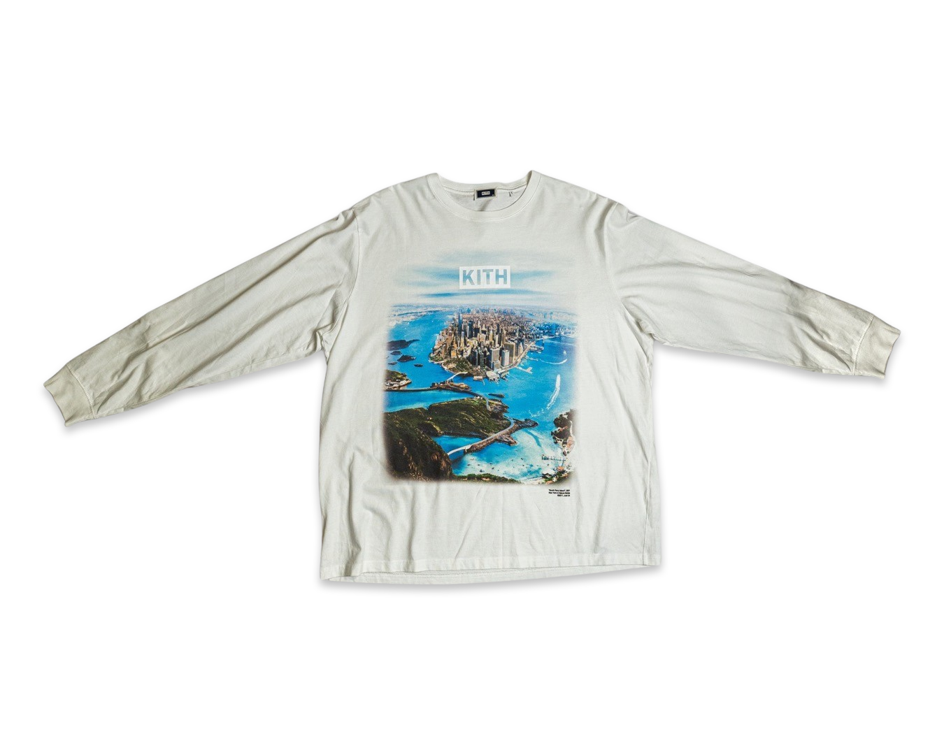 Kith South Ferry Longsleeve T-shirt White