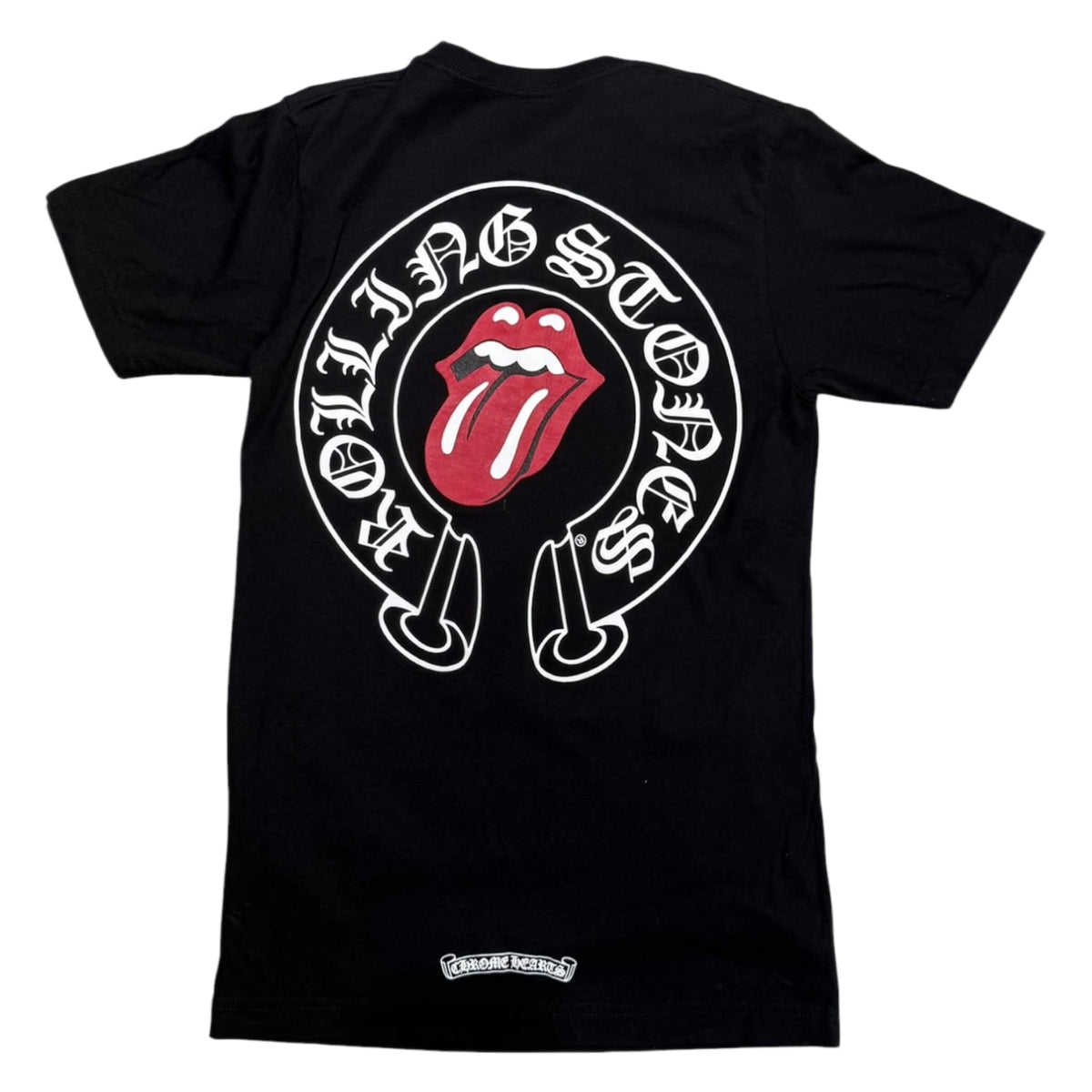 Chrome Hearts Rolling Stones Horseshoe T-Shirt Black