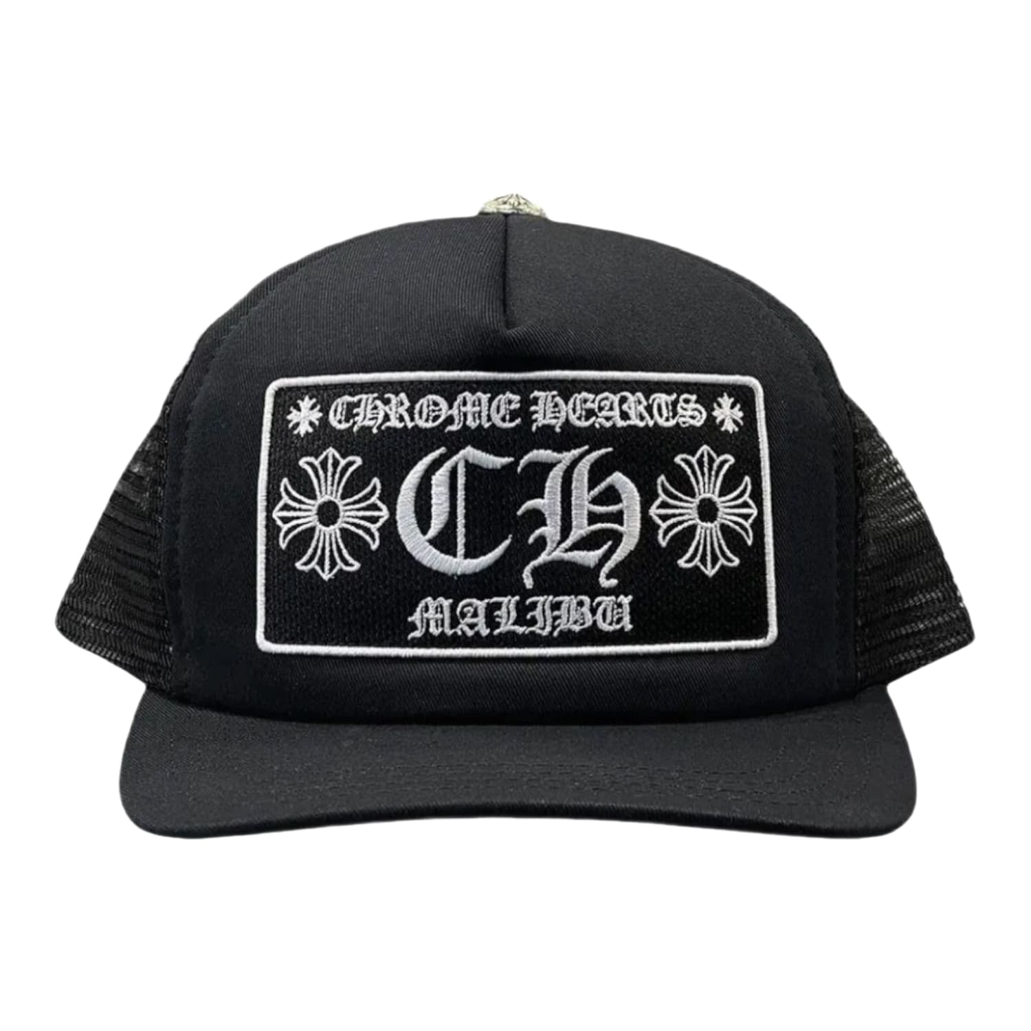 Chrome Hearts Malibu Trucker Hat Black