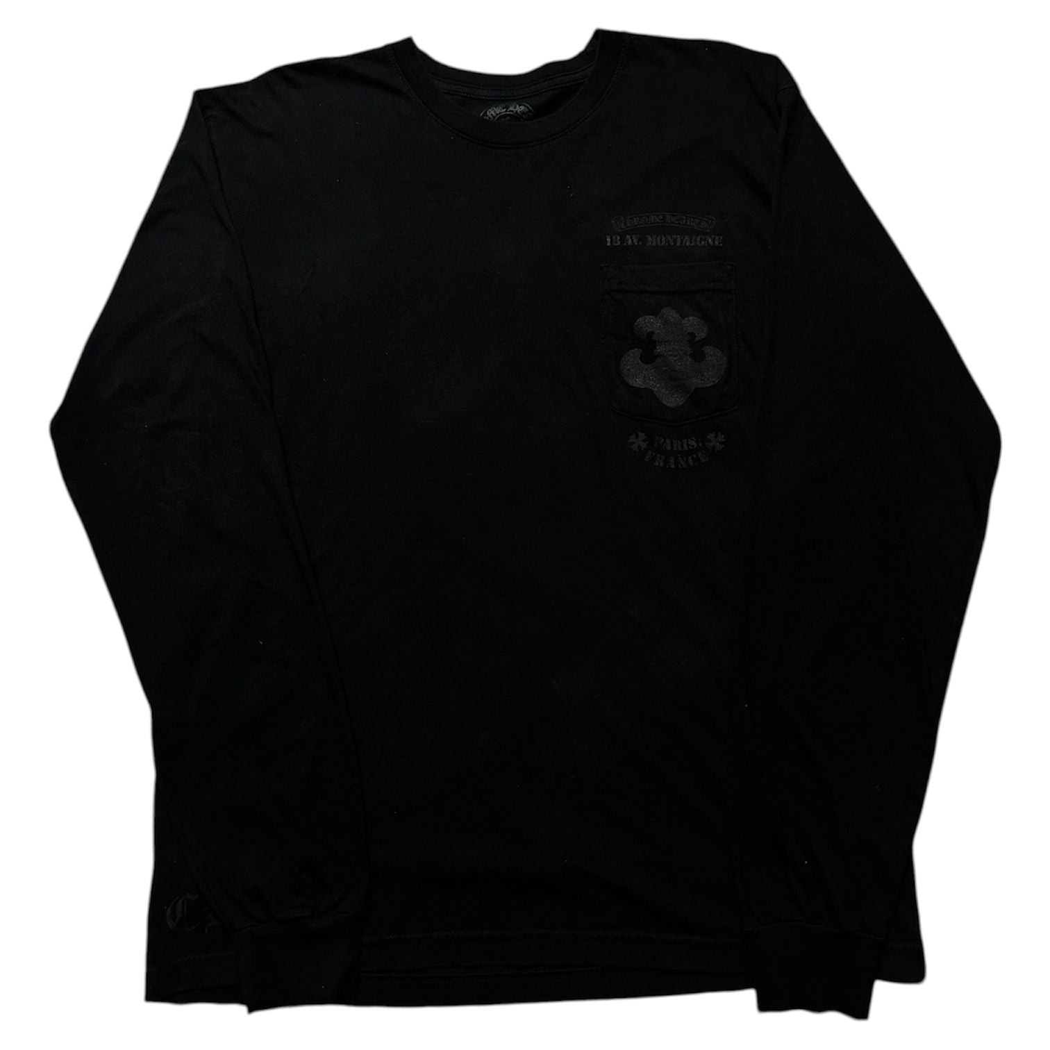 Chrome Hearts Paris Exclusive Fleur Long-Sleeve T-Shirt Black