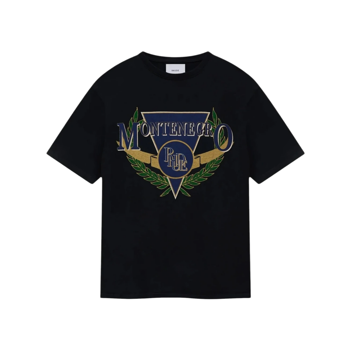 Rhude Montenegro Regatta Tee Vintage Black/Navy