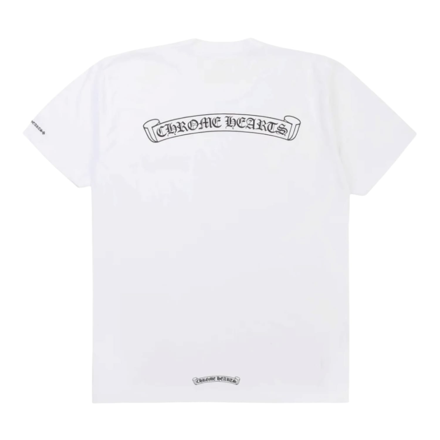 Chrome Hearts Scroll Logo Pocket T-shirt White