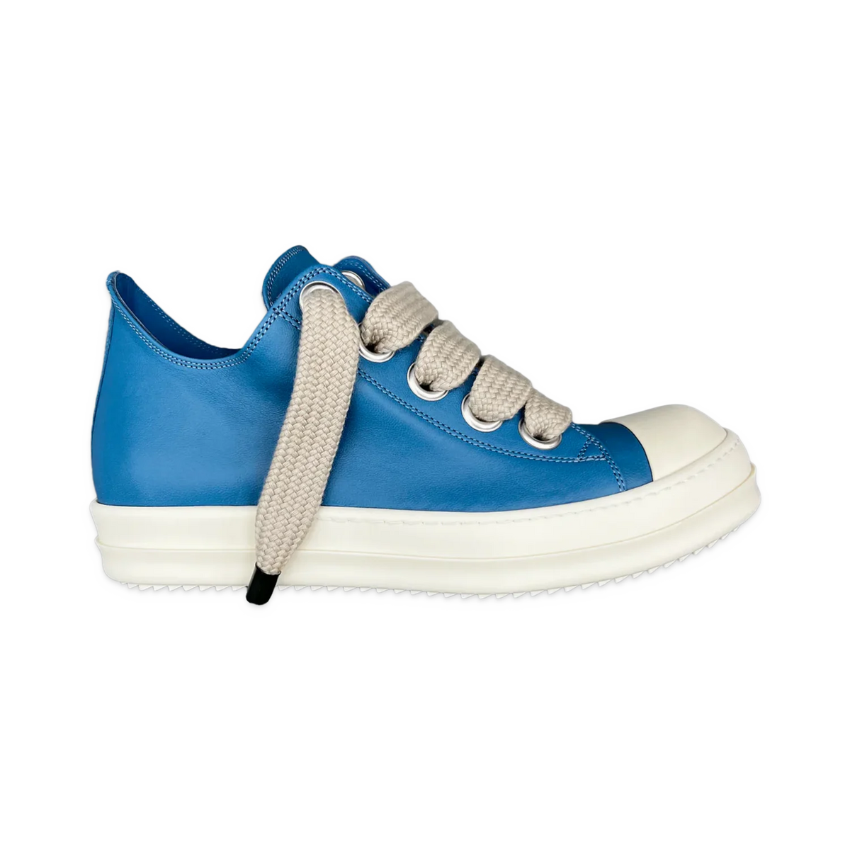 Rick Owens Jumbolace Low Sneaks Nublu/Milk/Milk