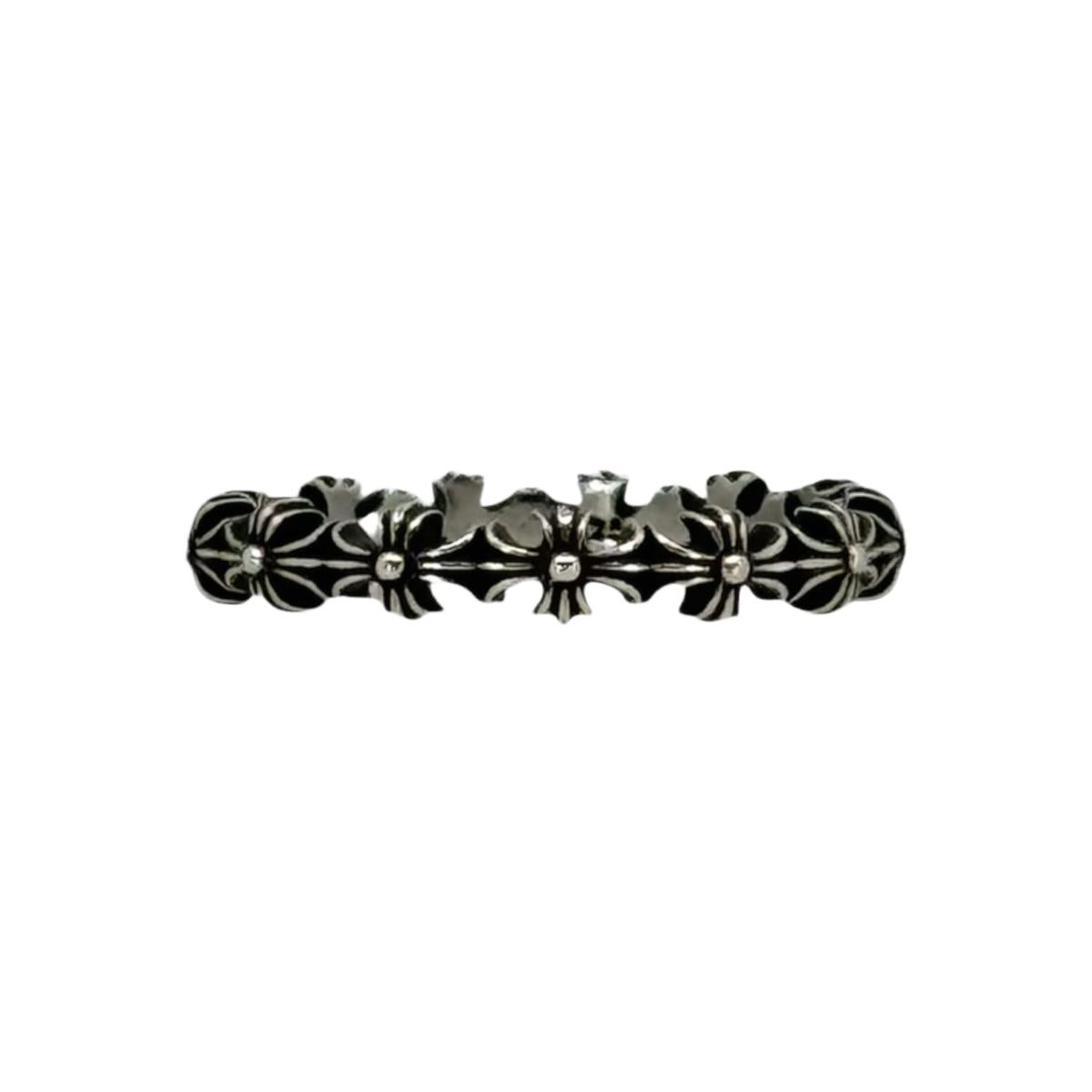 Chrome Hearts Silver Tiny E Ring - US Size 8