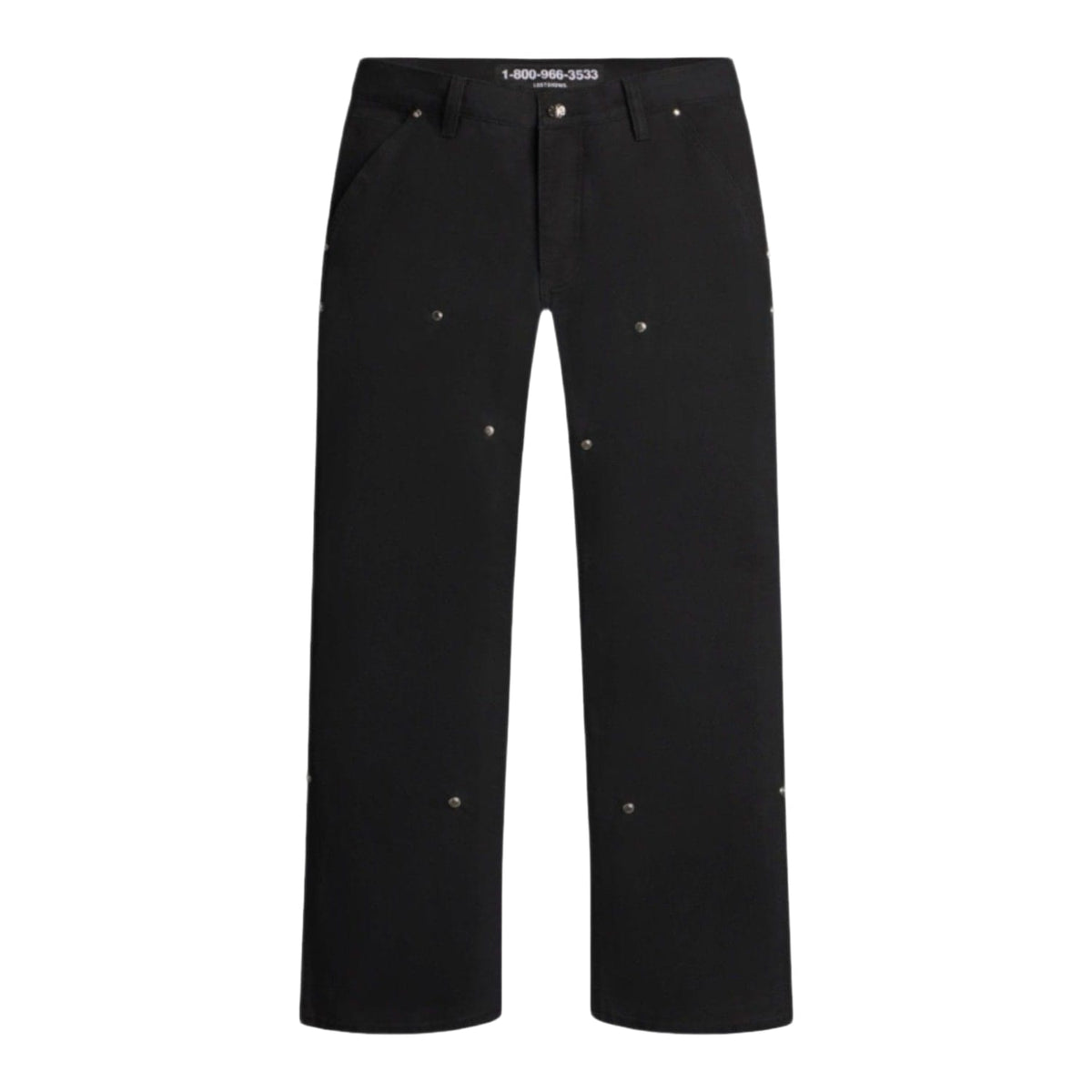 LostShdws Detached Double Knee Pants Black