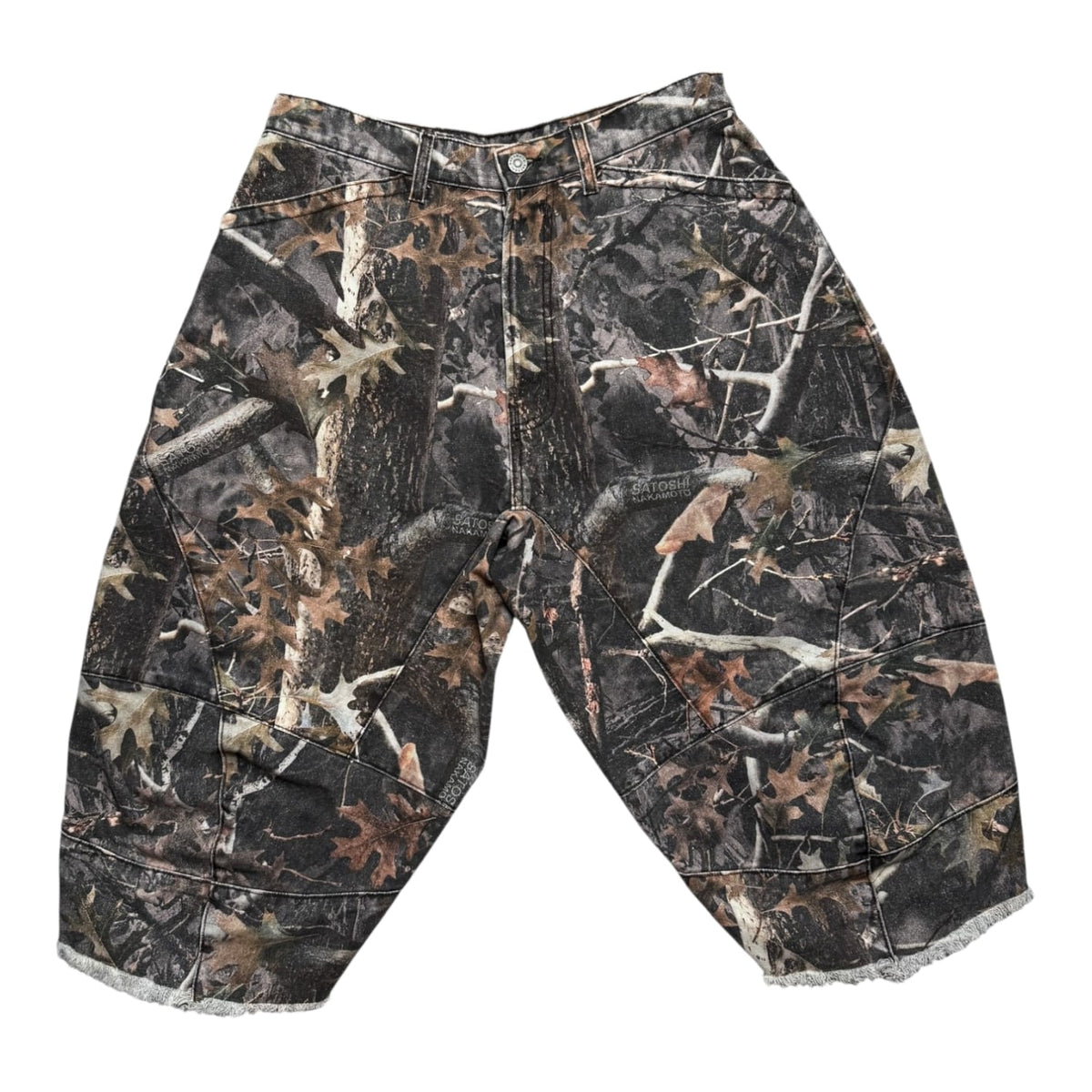 Satoshi Nakamoto Camo Carpenter Shorts