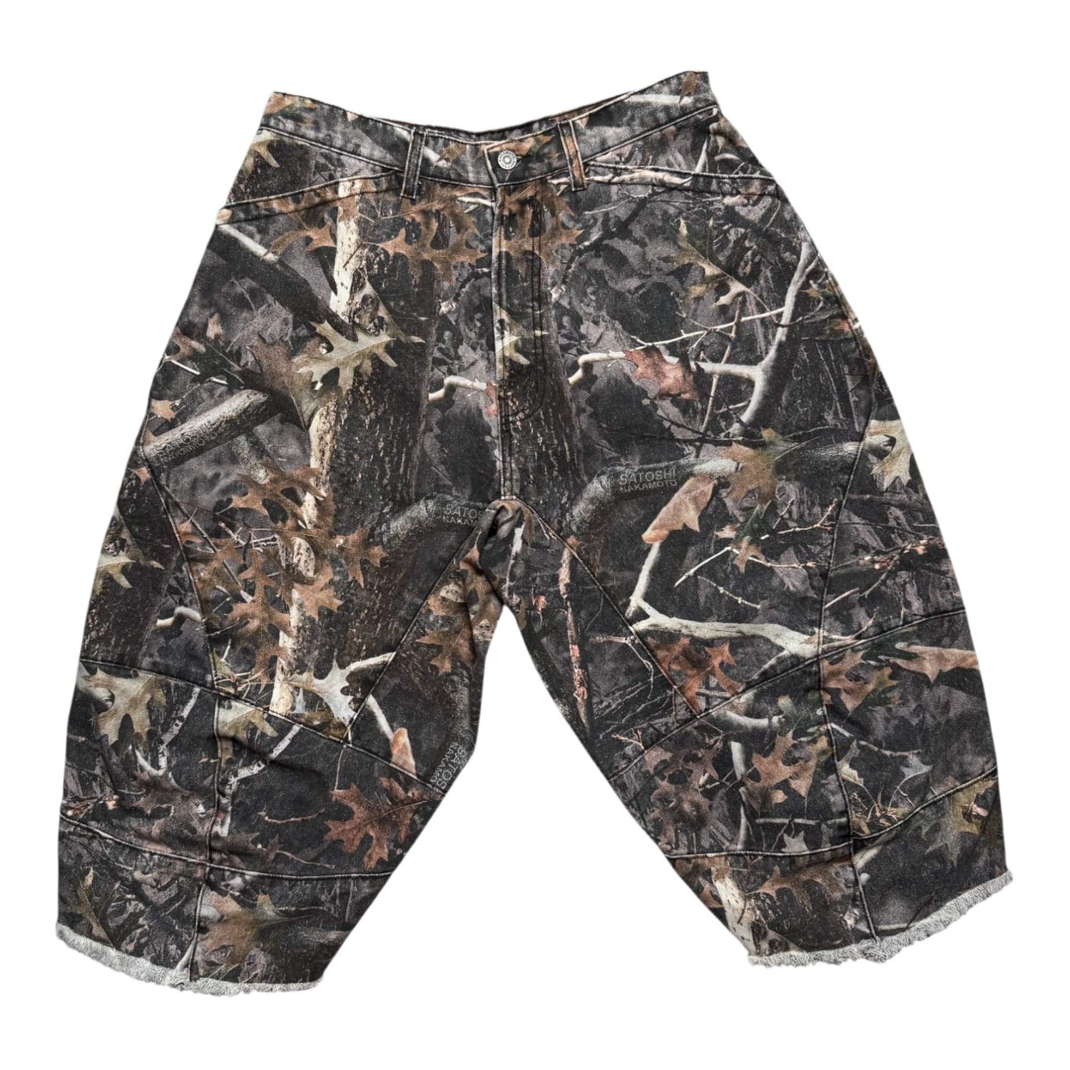 Satoshi Nakamoto Camo Carpenter Shorts