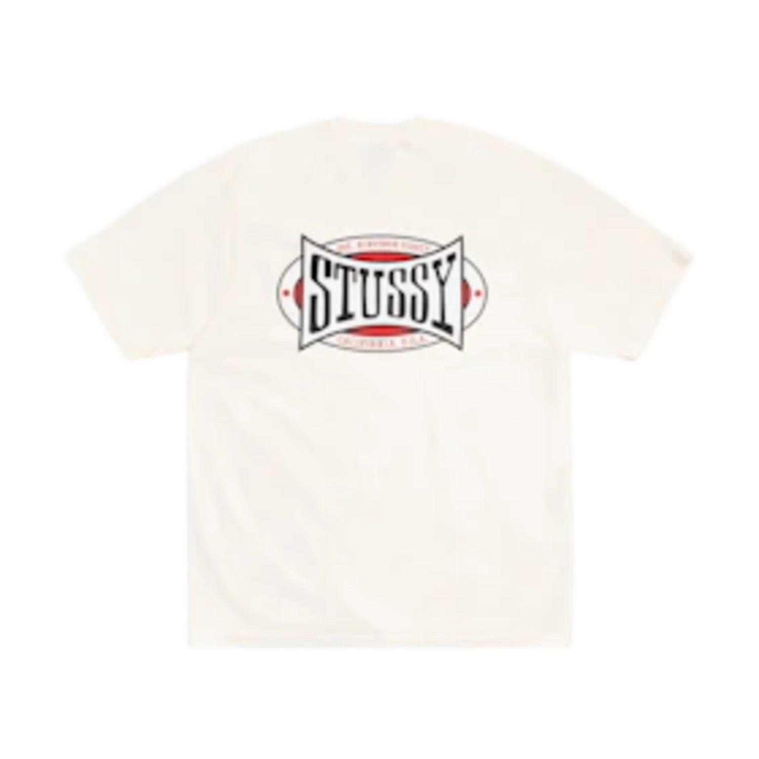 Stussy Champion Oval Pigment Dyed Tee Natural
