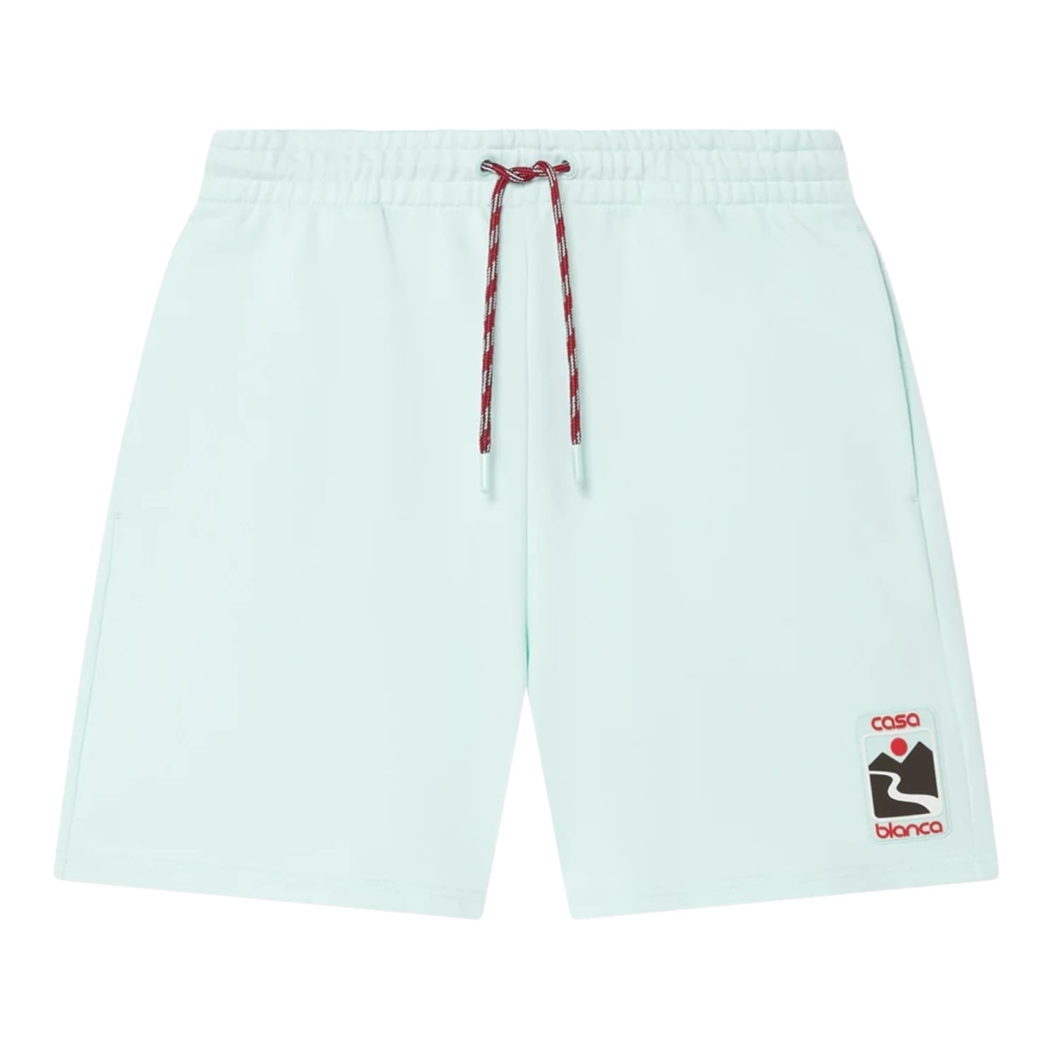 Casablanca Sunset Valley Rubber Patch Sweat Short Mint