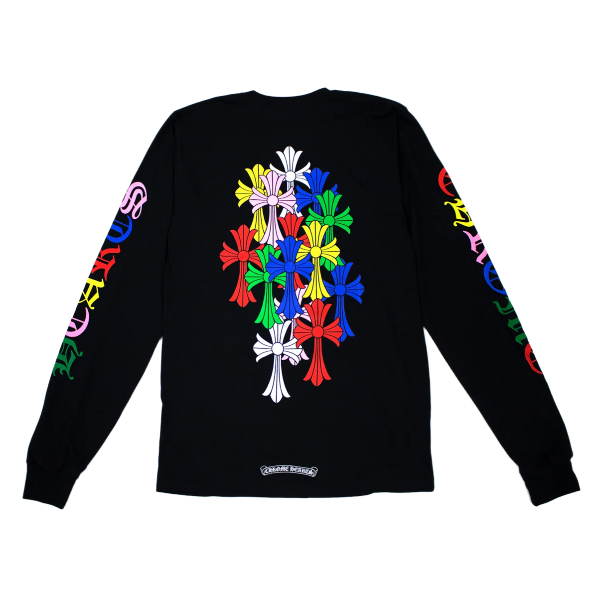 Chrome Hearts Multi Color Cross Cemetery L/S T-shirt Black
