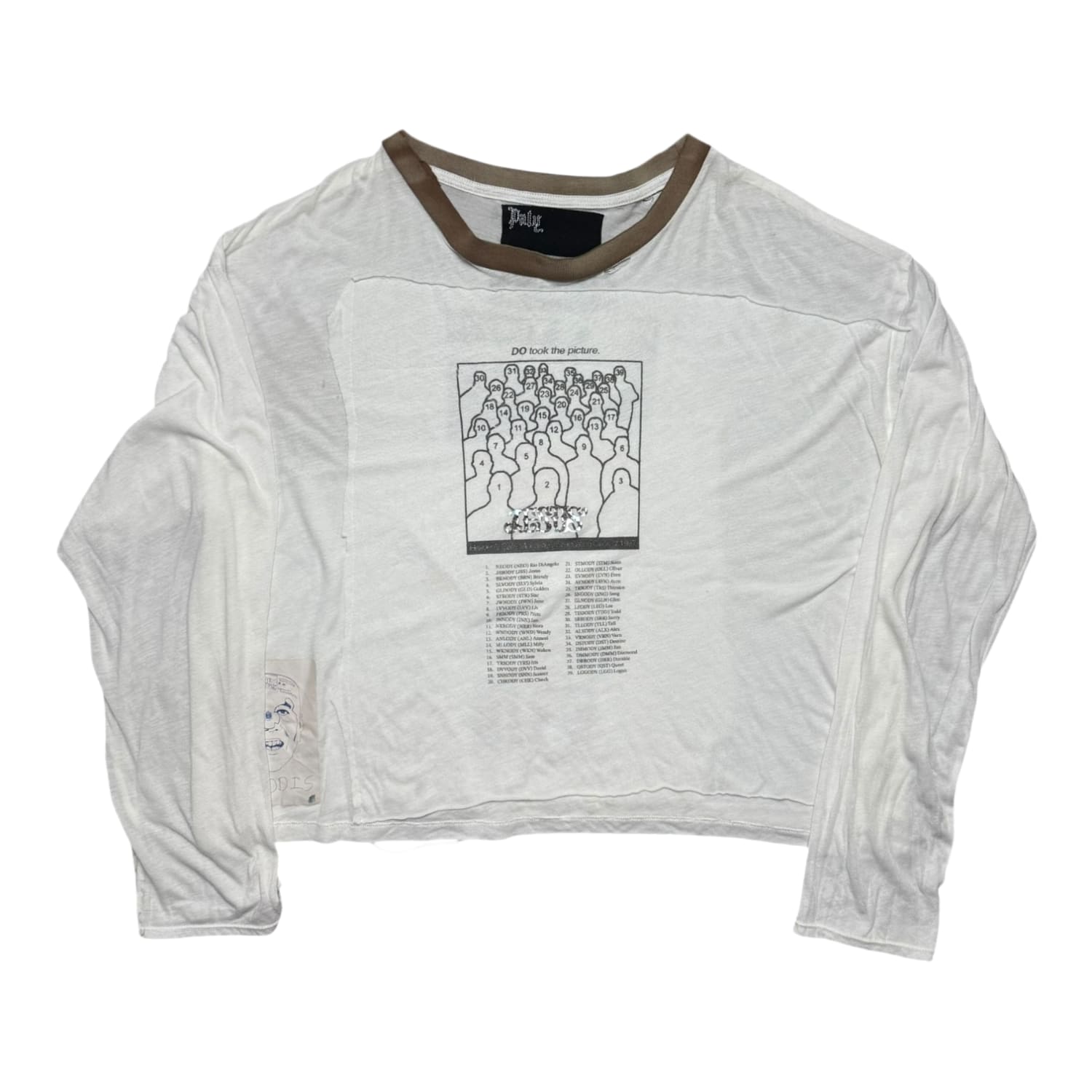Paly Hollywood Natural Heavens Gate Ringer L/S T-Shirt