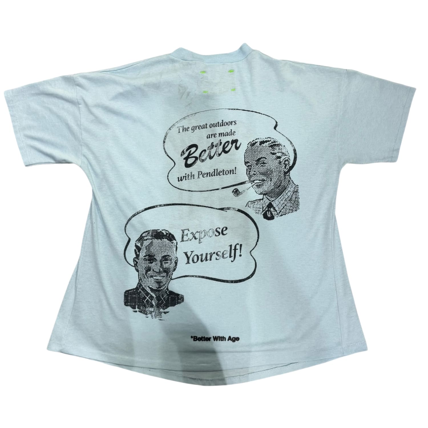 Better With Age Novel Vintage Tee Baby Blue
