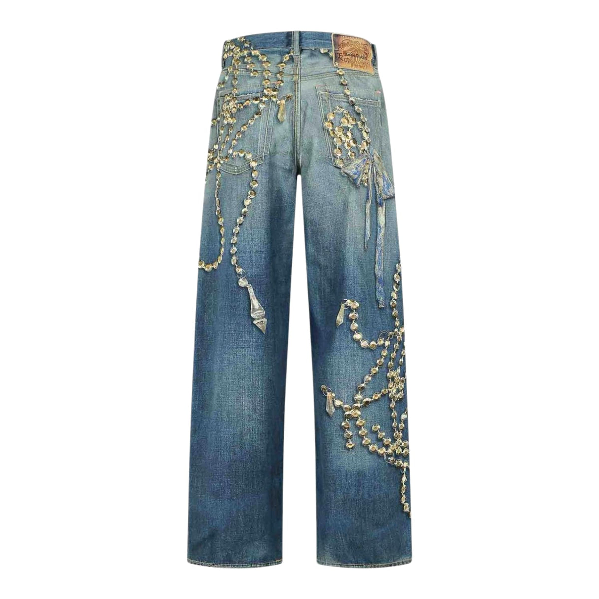 Acne Studios 1981 Loose Fit Jeans in Mid Blue