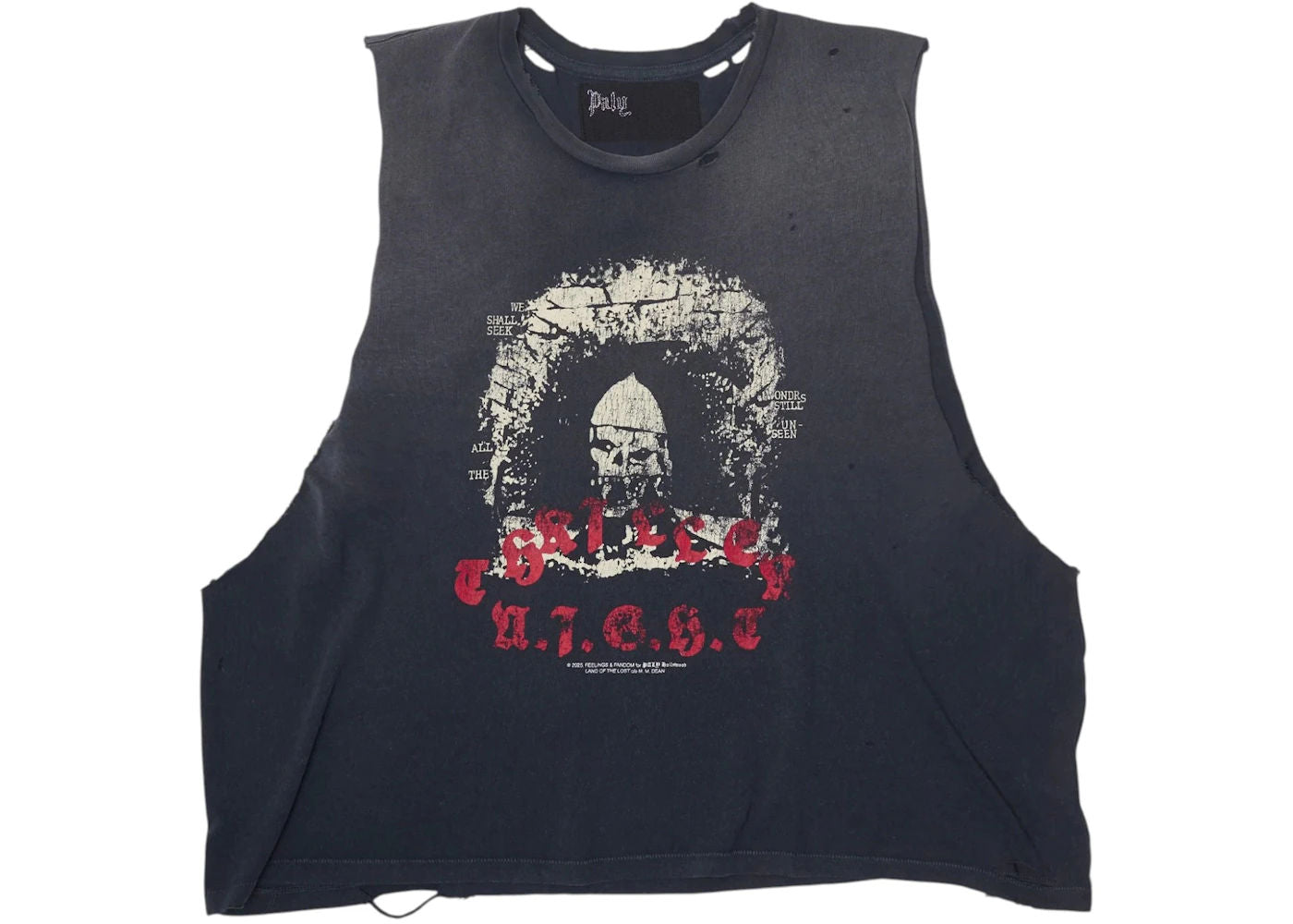 Paly Hollywood Thriller Night Cut Off Tee Black