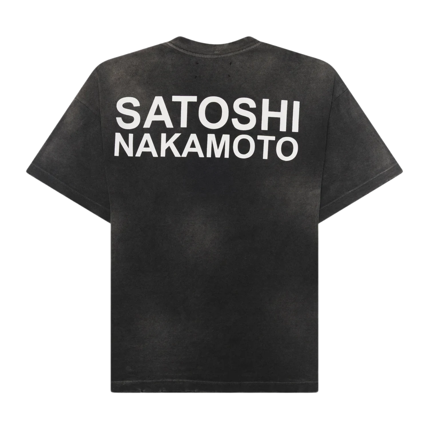 Satoshi Nakamoto Cup Half Full Tee Black