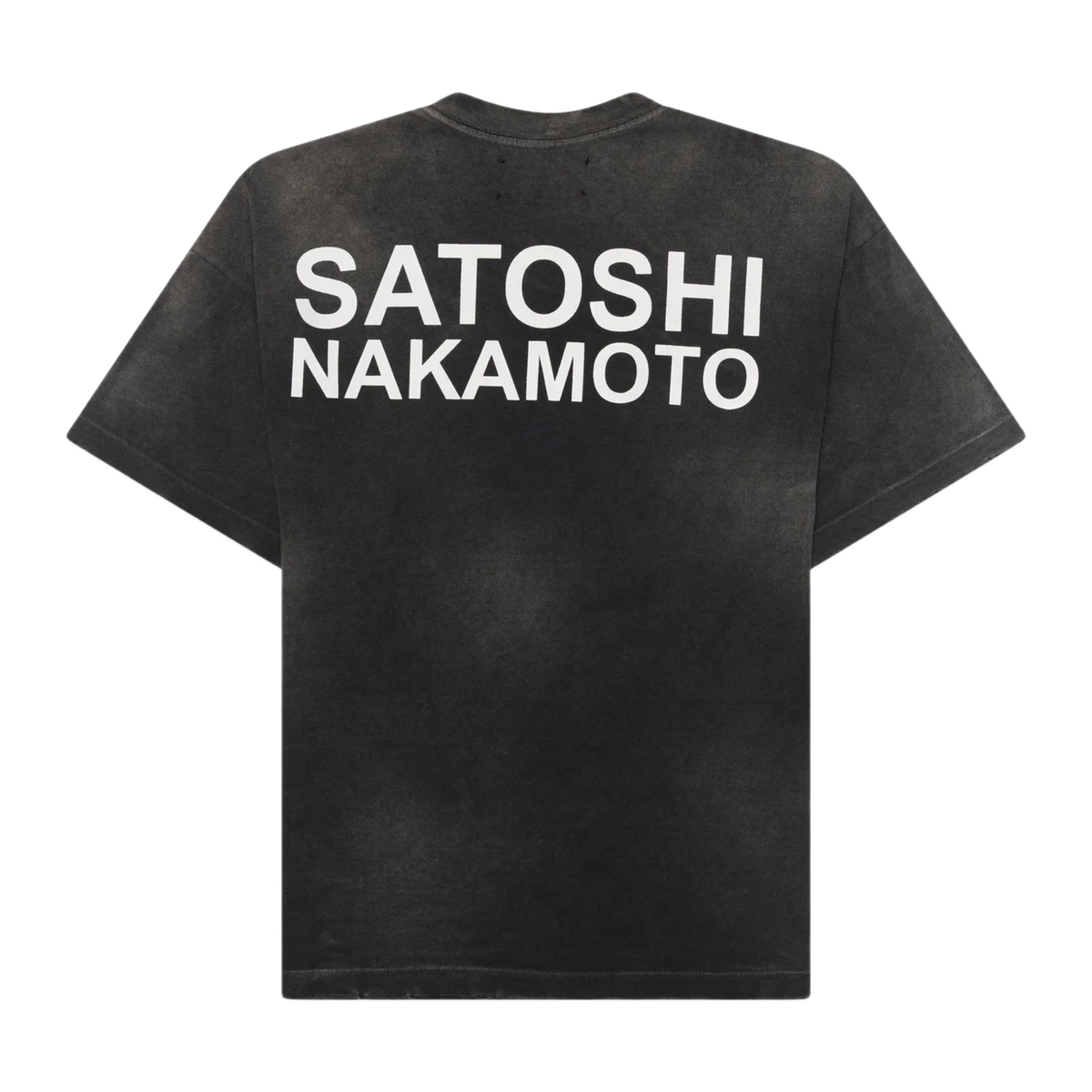 Satoshi Nakamoto Cup Half Full Tee Black