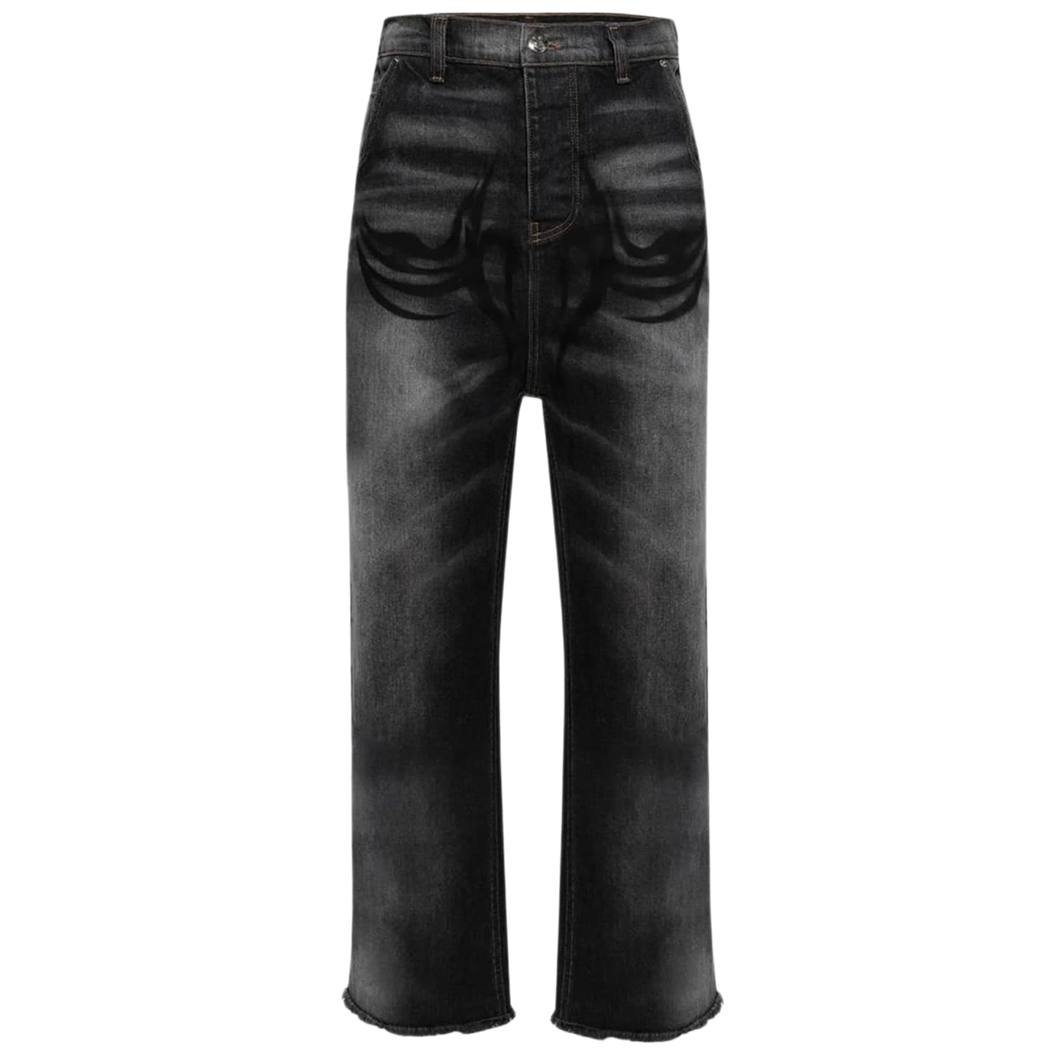 Hellstar Graffiti Denim Jeans Black