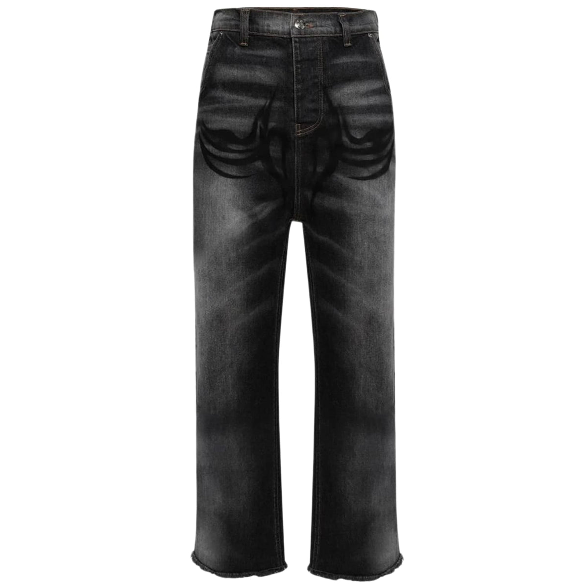Hellstar Graffiti Denim Jeans Black