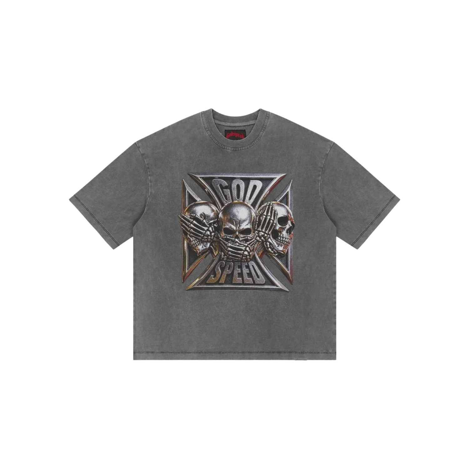 Godspeed Omerta T-Shirt Grey Wash