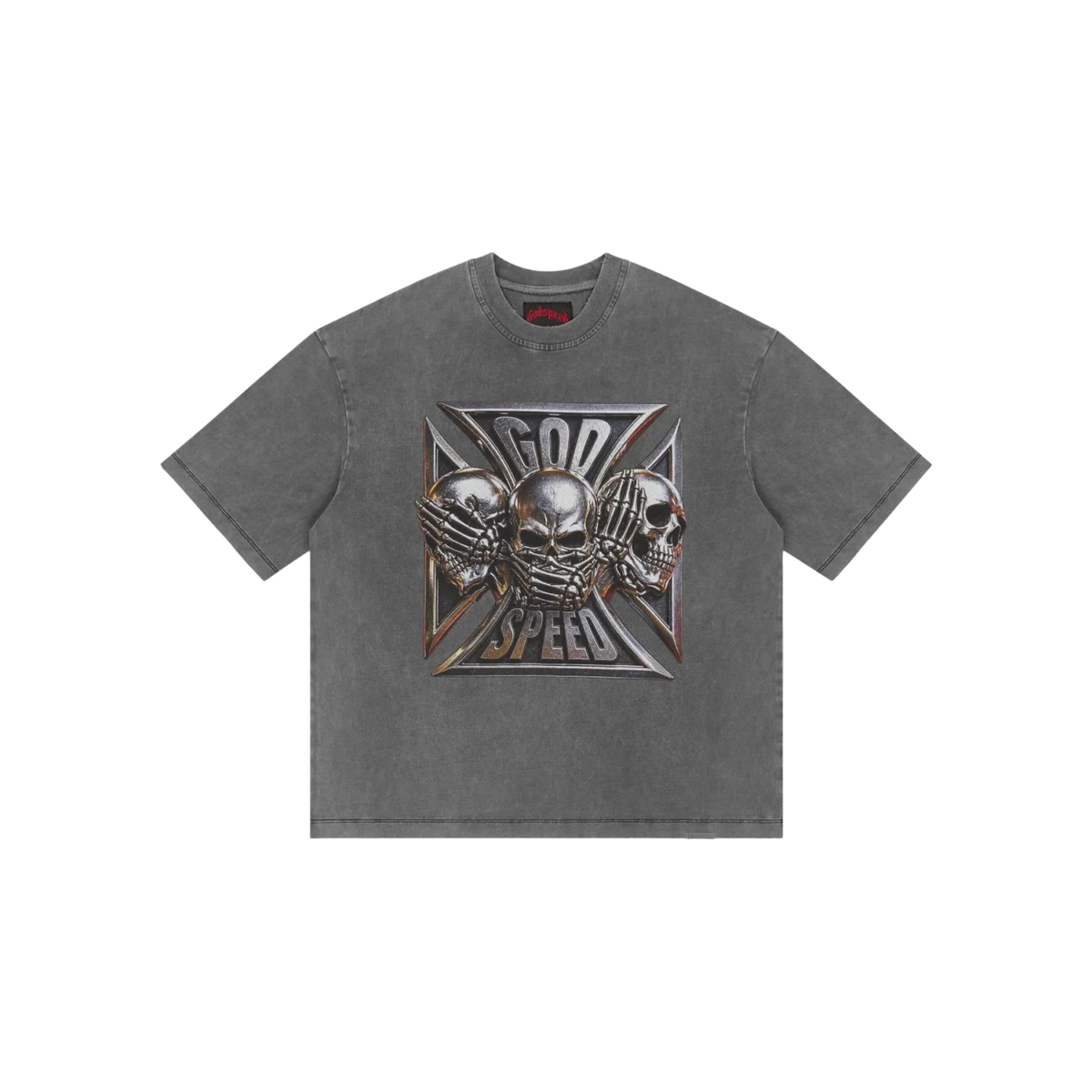 Godspeed Omerta T-Shirt Grey Wash