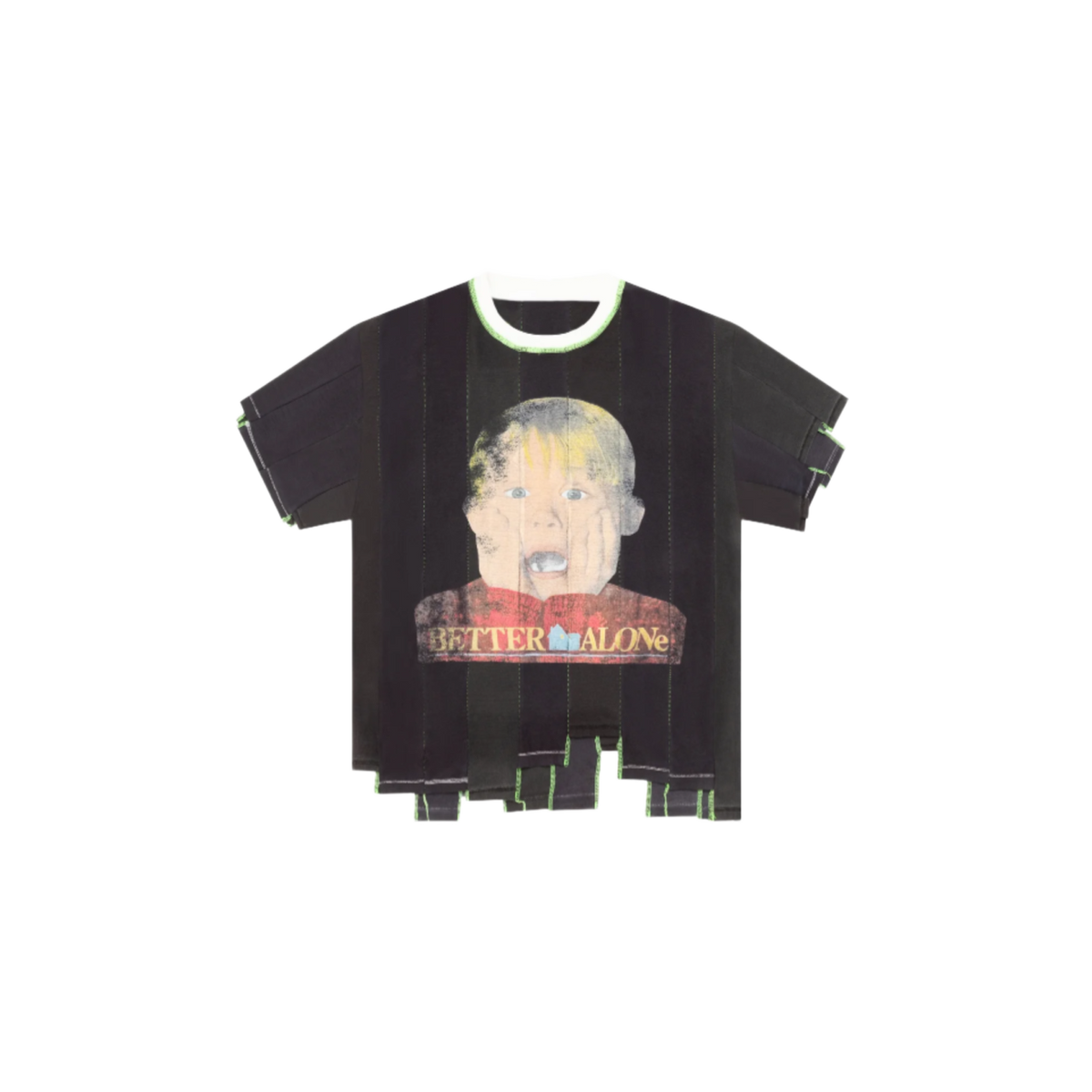 Better With Age Loaner Panelled Tee Faded Black