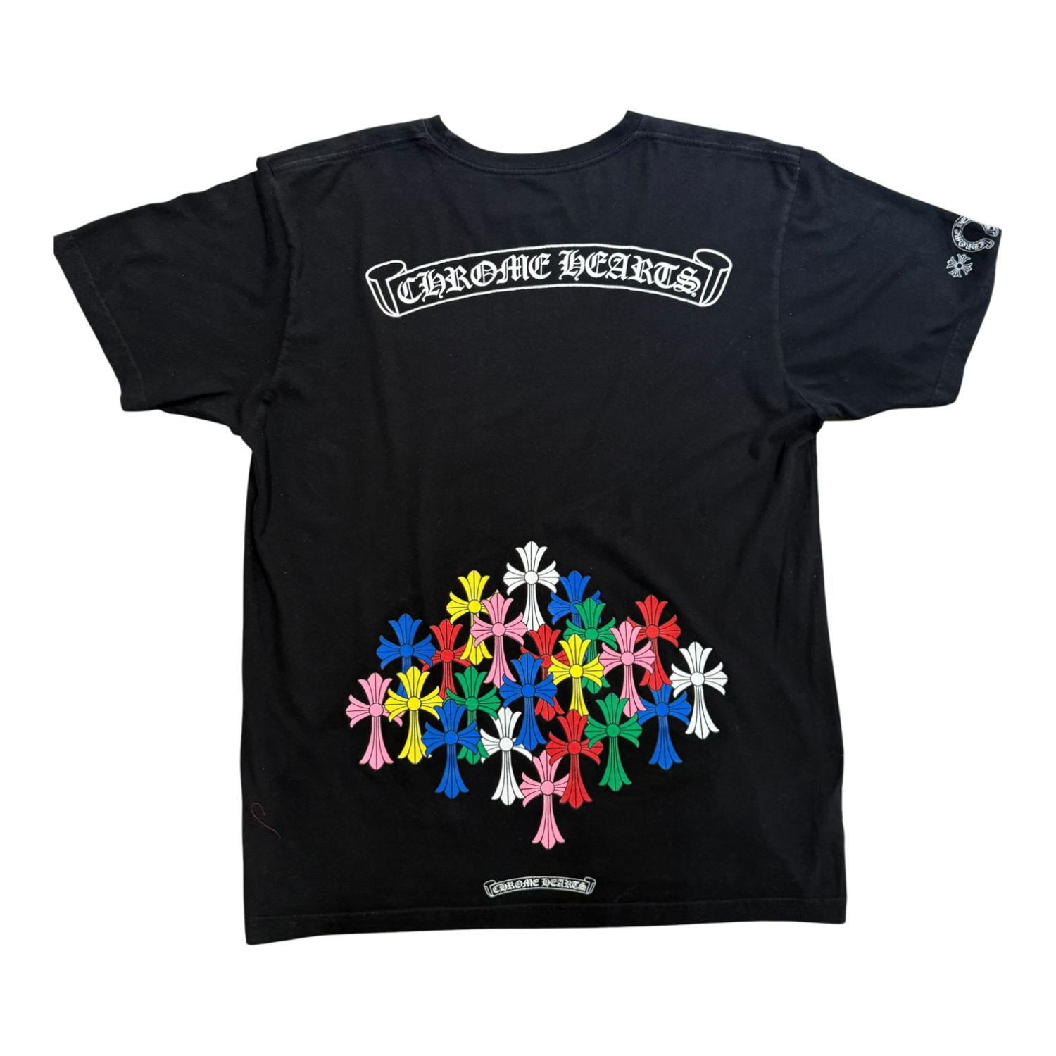 Chrome Hearts Multi Color Cross T-shirt Black
