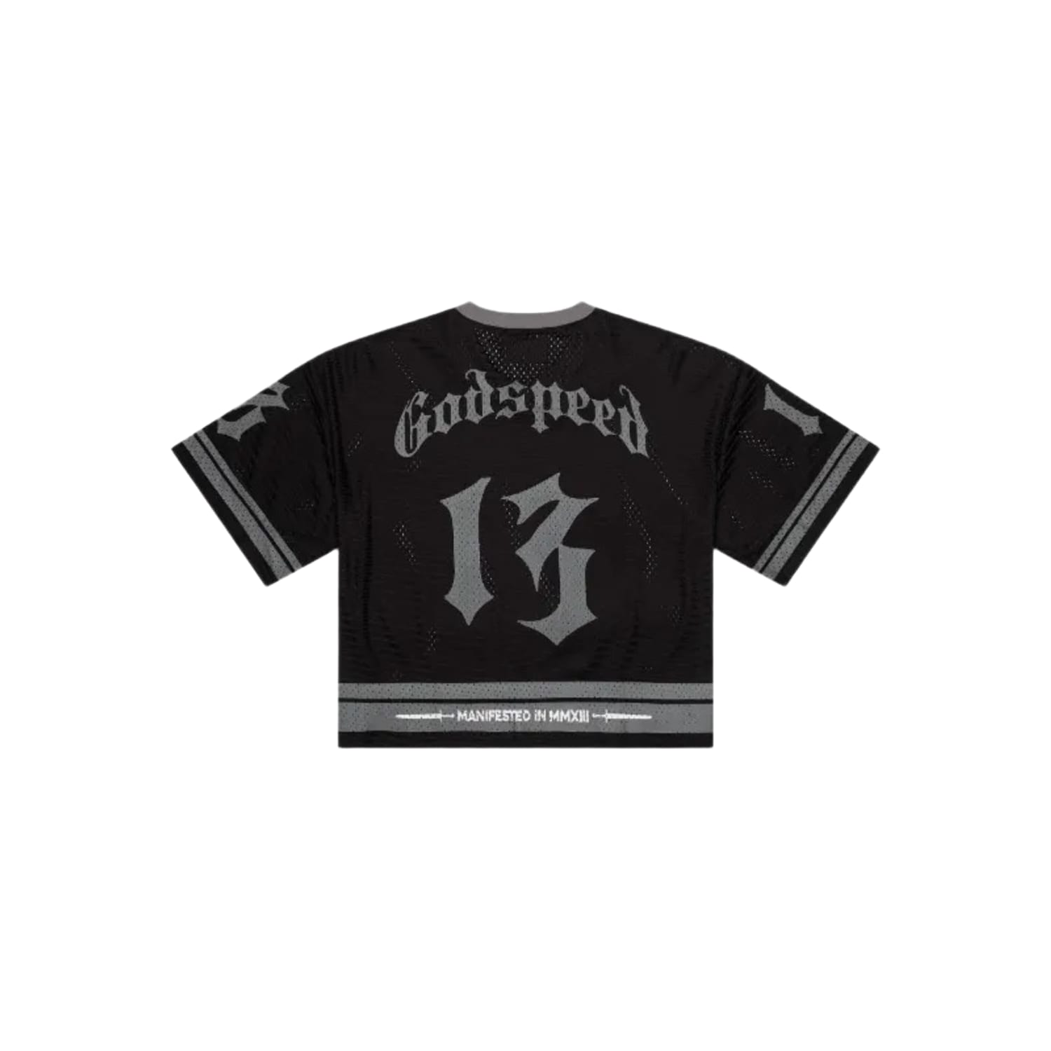 Godspeed First Down Jersey Black Grey