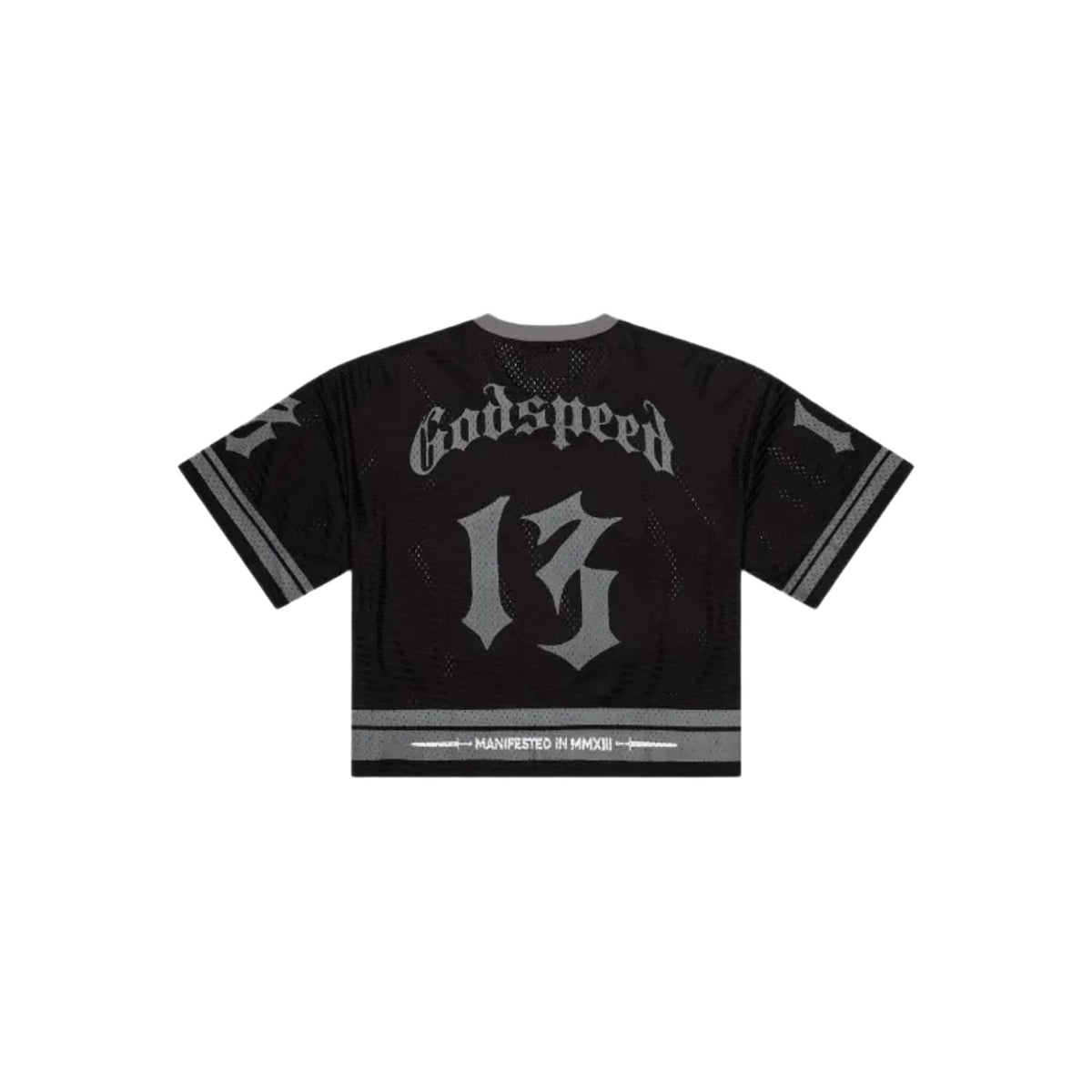 Godspeed First Down Jersey Black Grey