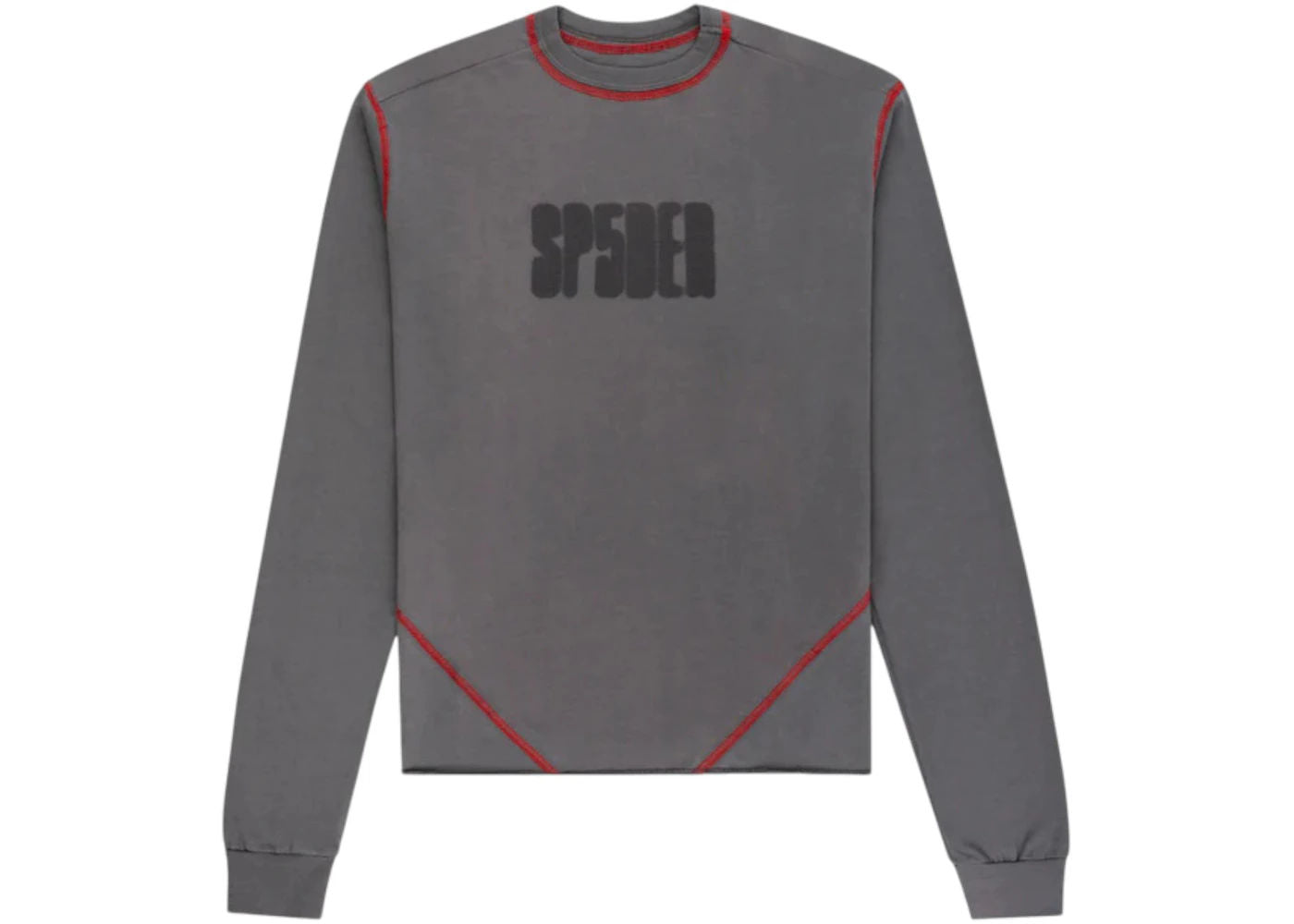 Sp5der Contrast Stitch L/S Shirt Taupe