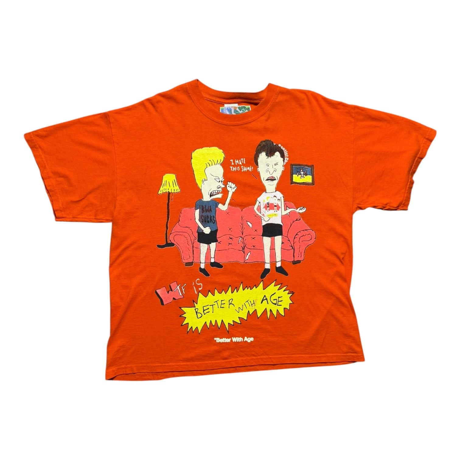 Better With Age Dumb T-Shirt Orange