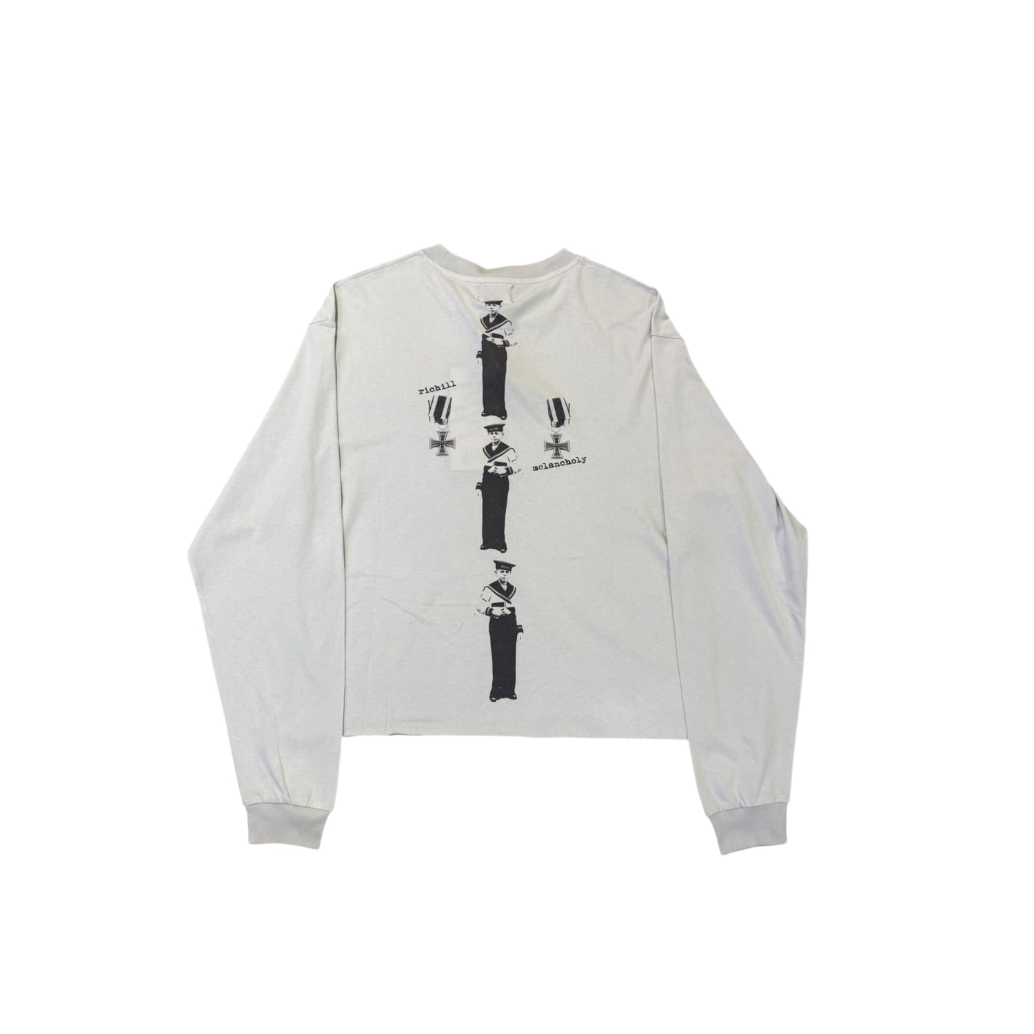 Richill Melancholy Naval Training LS T-Shirt White