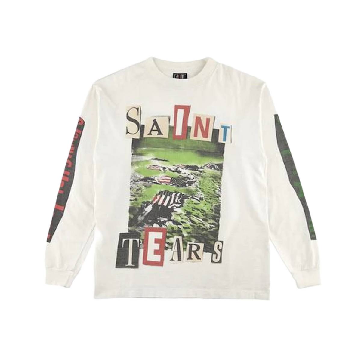 Saint Michael x Denim Tears Saint Tears L/S T-shirt White