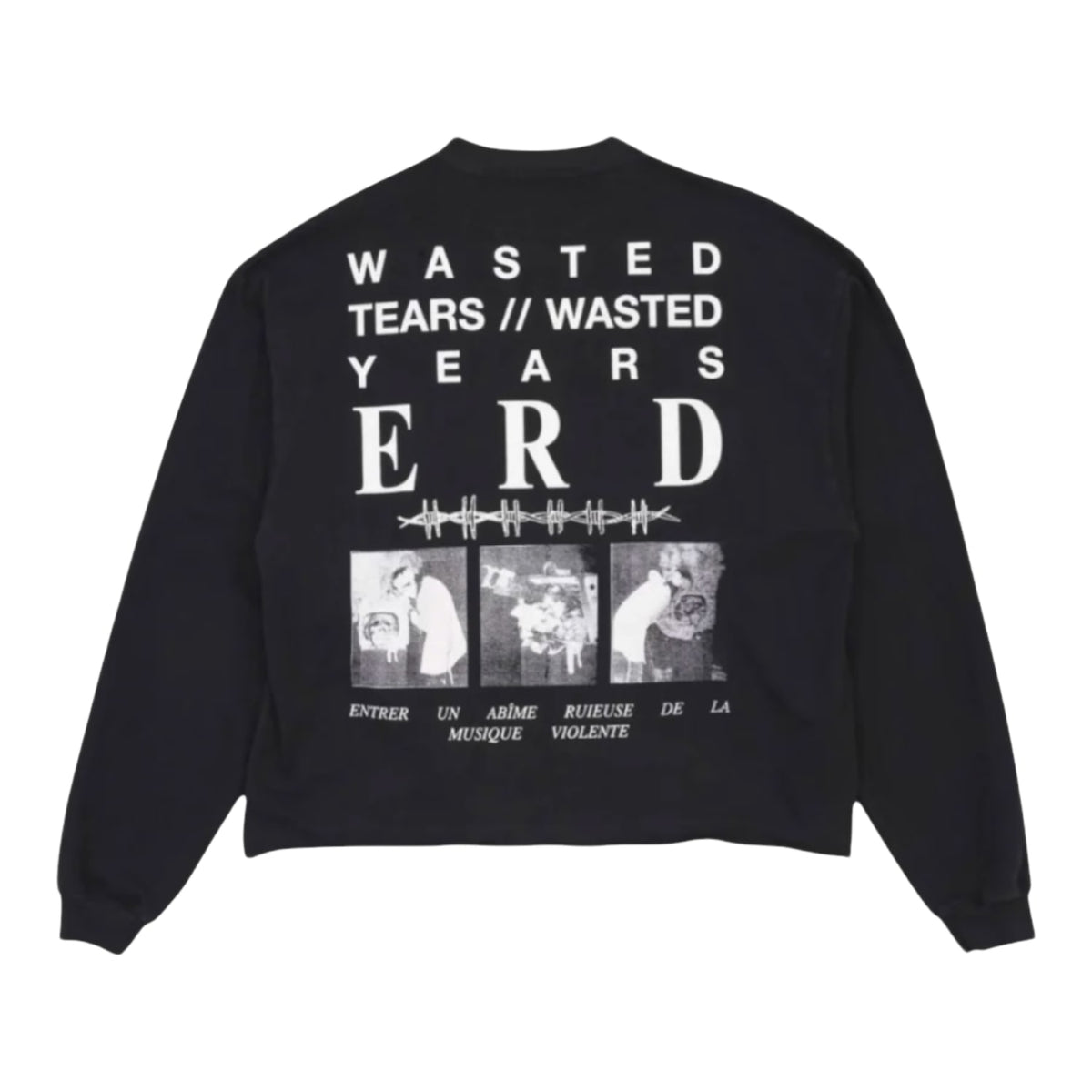 Enfants Riches Déprimés SS17 Wasted Tears/Wasted Years L/S T-Shirt Black