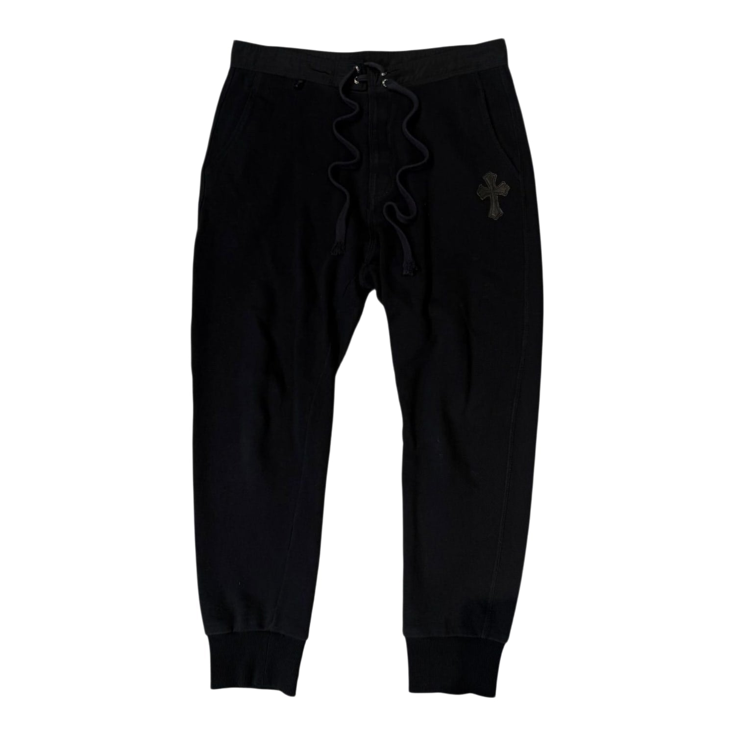 Chrome Hearts Single Patch Sweatpants Black