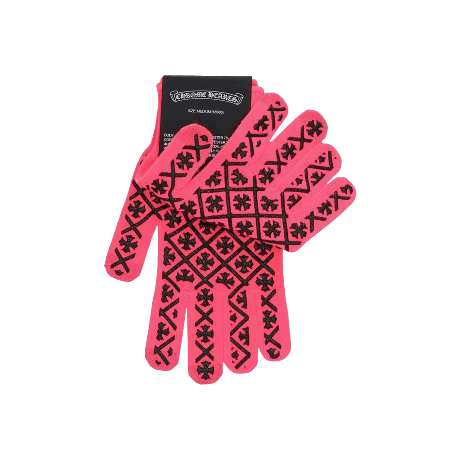 Chrome Hearts Checkmate Work Gloves Pink