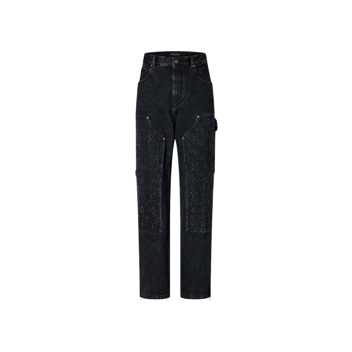 Louis Vuitton Denim Carpenter Jean Washed Black