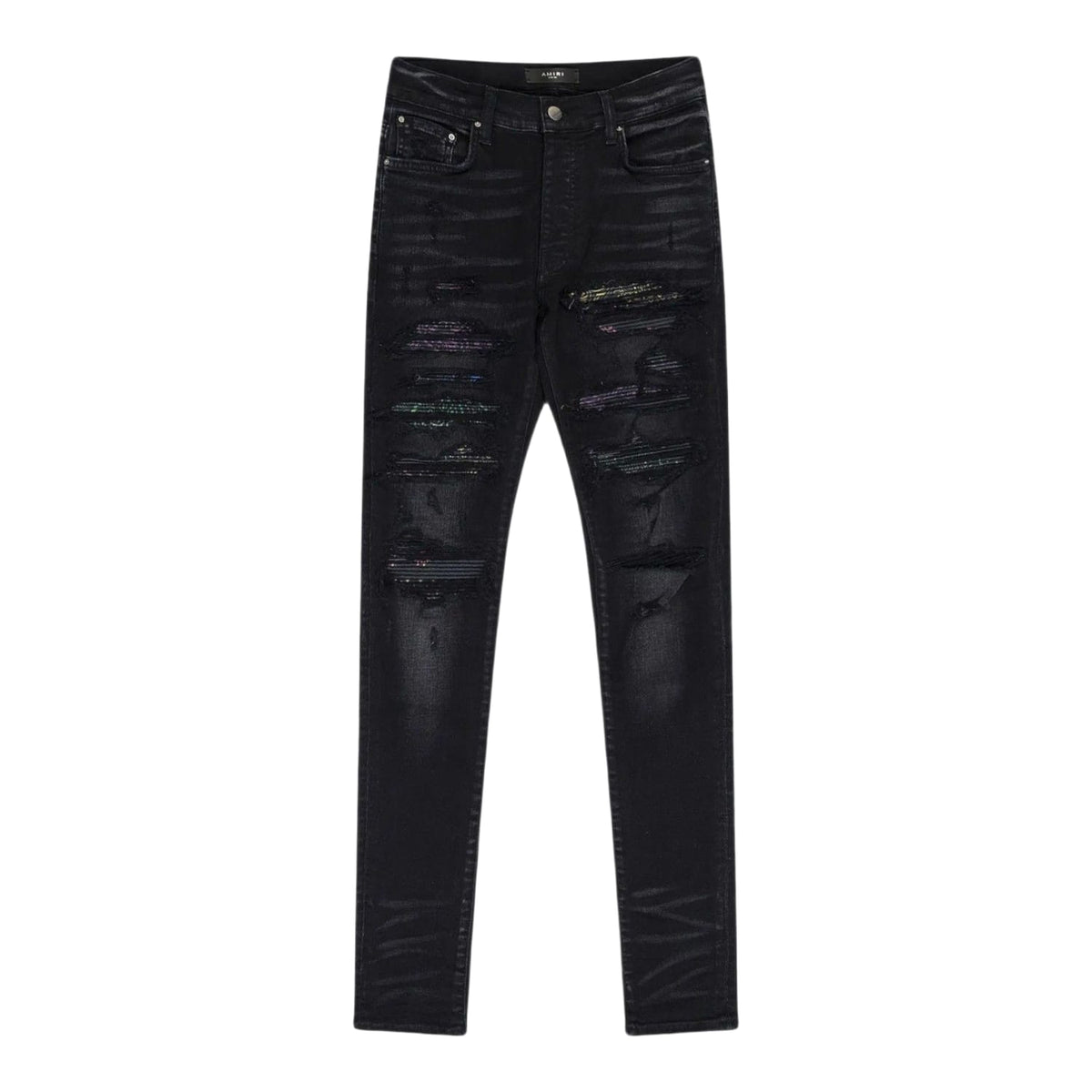 Amiri Thrasher Rainbow Paisley Jeans Black