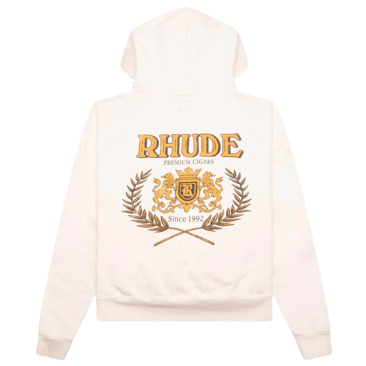 Rhude Cresta Cigar Hoodie Vintage White