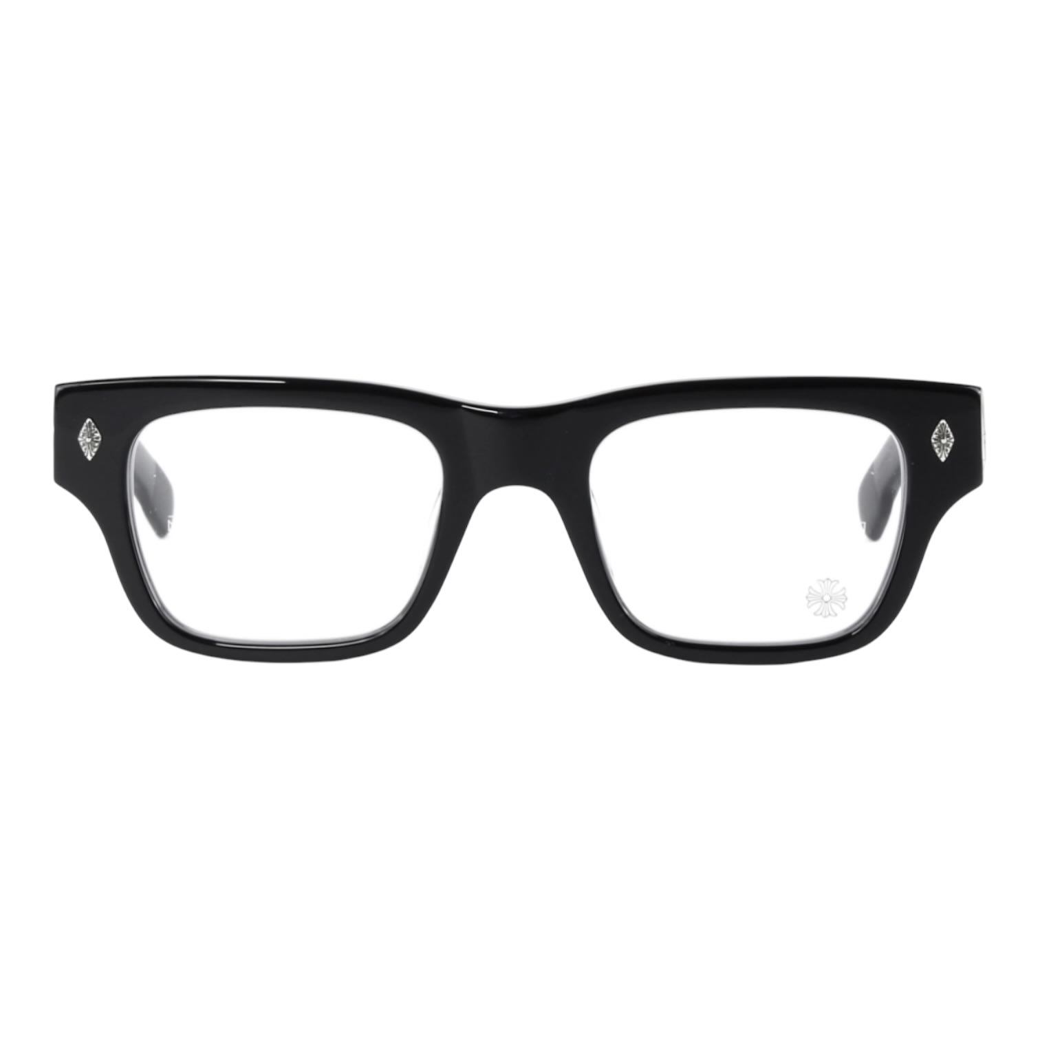 Chrome Hearts Crypdic Matte Black/Silver Glasses