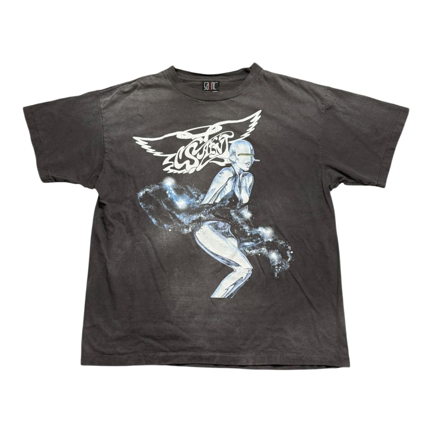 Saint Michael x Hajime Sorayama T-Shirt Faded Black