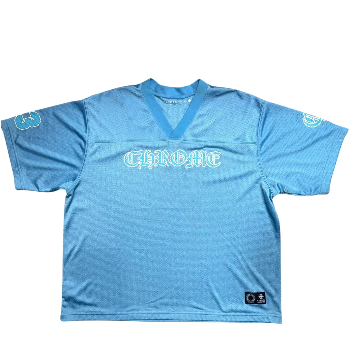 Chrome Hearts Mesh Stadium Jersey Blue