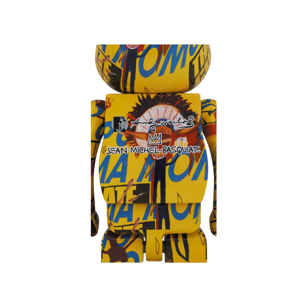 Bearbrick Andy Warhol x Jean-Michel Basquiat #3 1000%