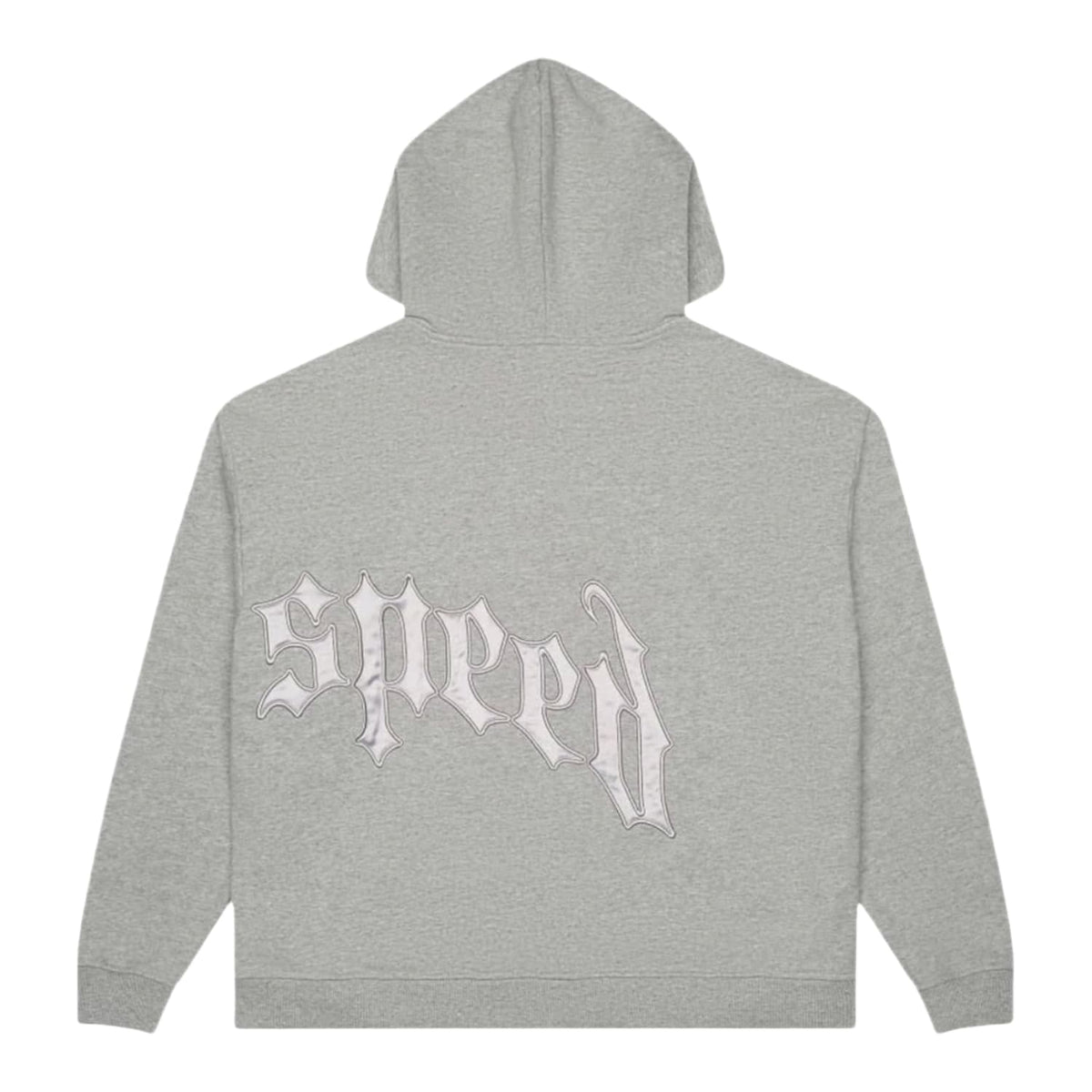 Godspeed OG Logo V2 Zip Up Hoodie Grey/Silver Satin