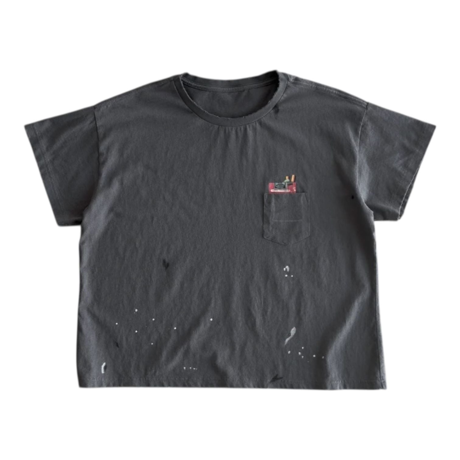 Bravest Studios Grey Carton Vintage T-Shirt Grey