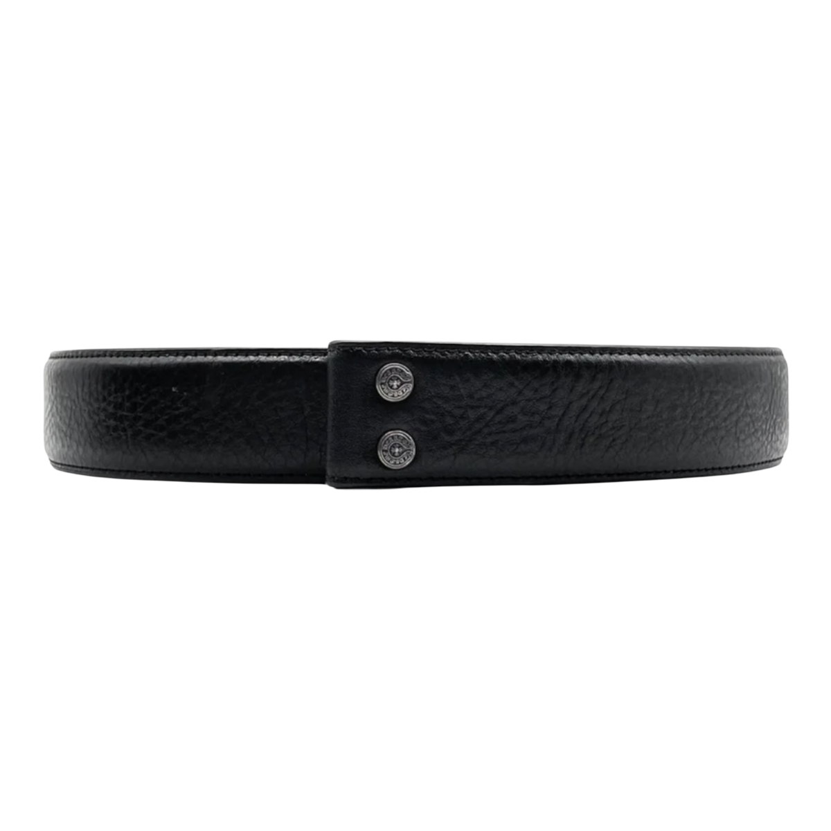 Chrome Hearts Black Leather Belt Strap - Size 38