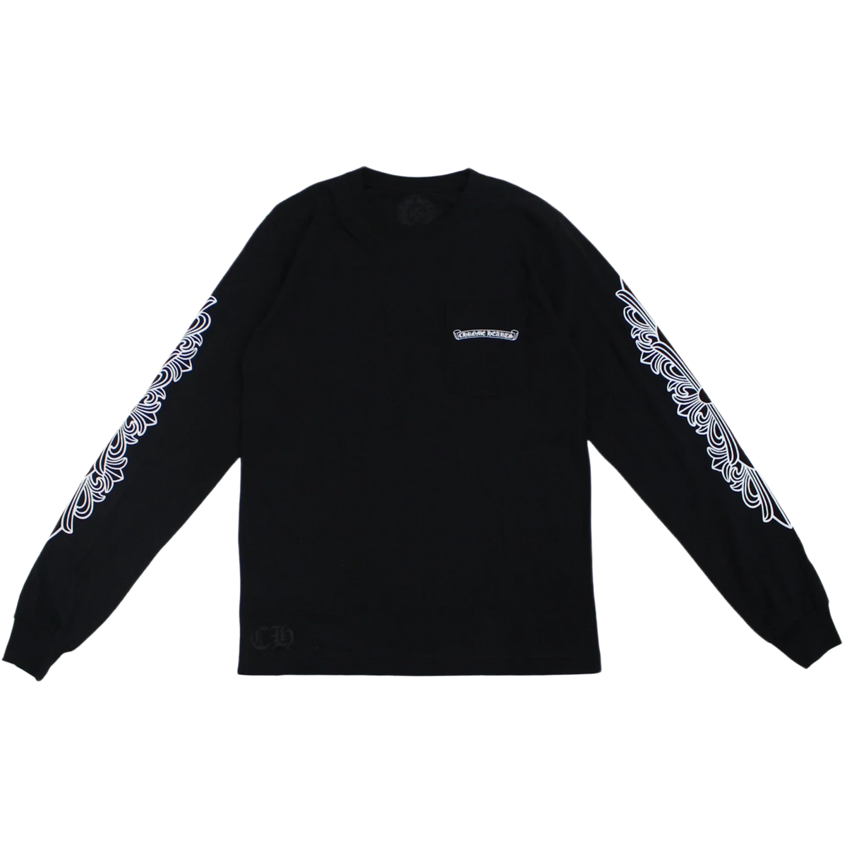 Chrome Hearts Eye Chart Dagger Longsleeve T-shirt Black